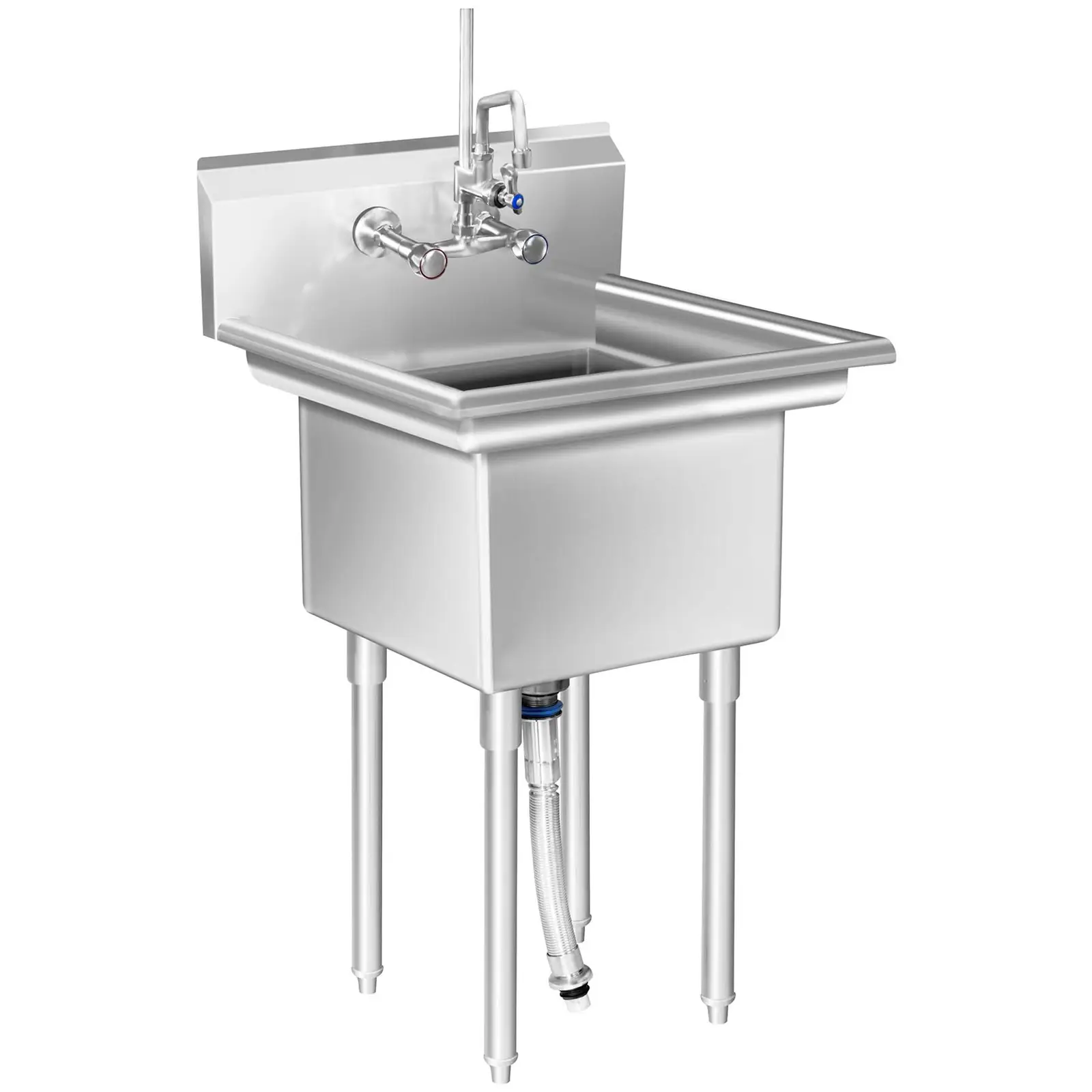 Commercial Sink – 1 Compartment – 58 x 60 x 110 cm