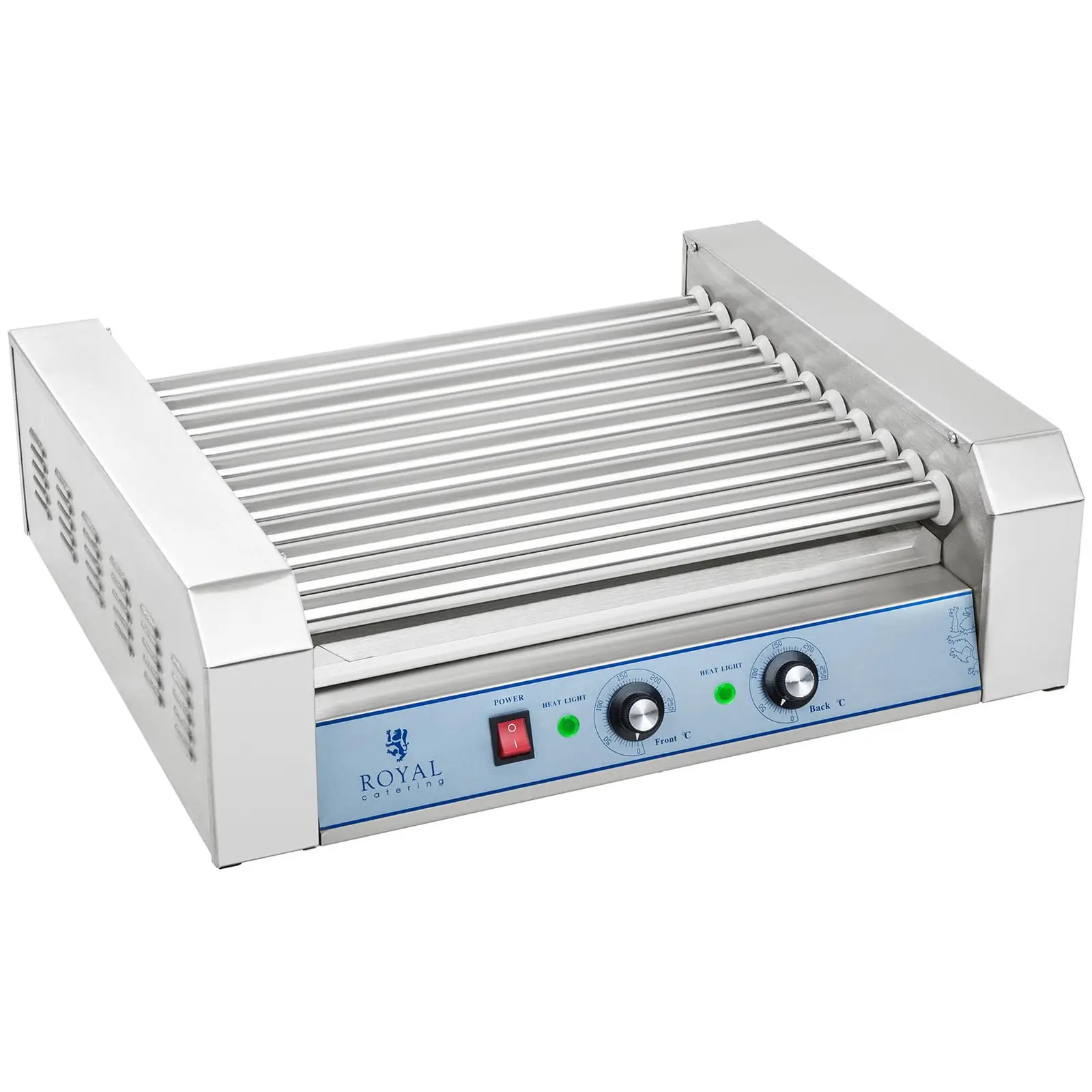 Hot Dog Grill - 11 rollers - stainless steel