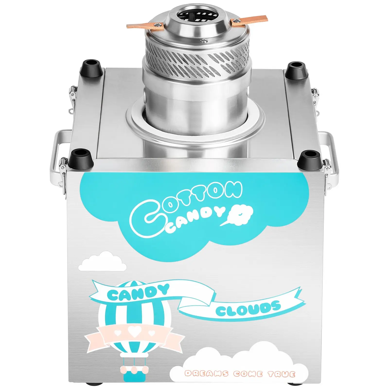 Candy Floss Machine - 62 cm - stainless steel - shock absorber