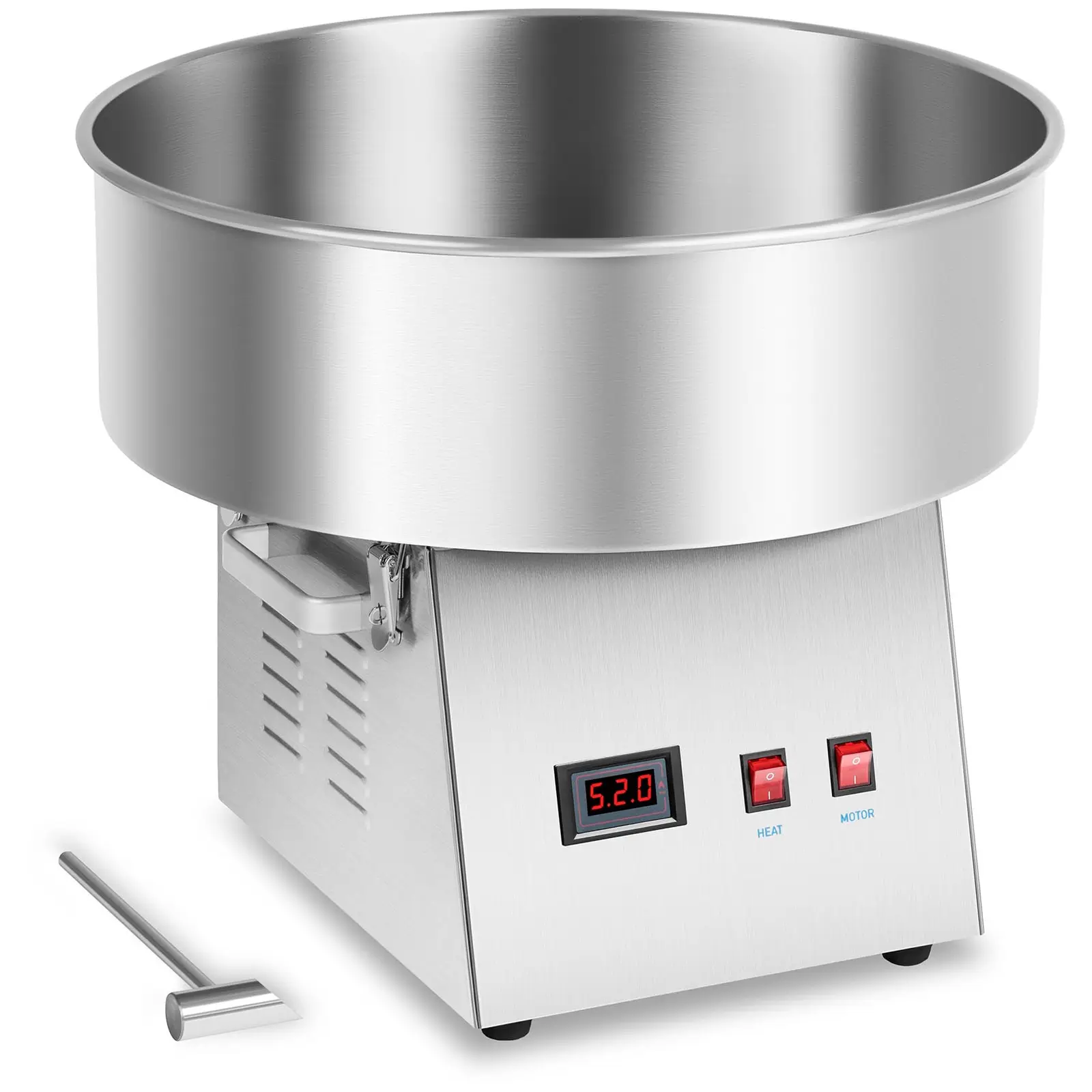 Candy Floss Machine - 52 cm - stainless steel - shock absorber