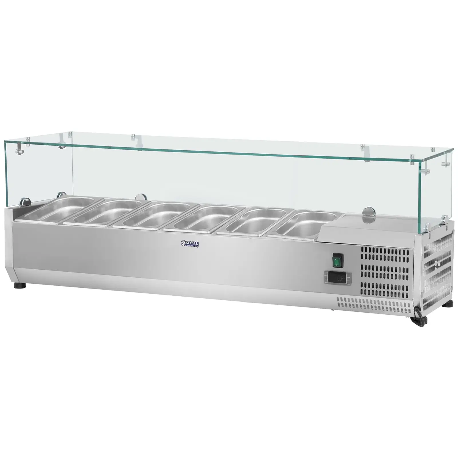 Countertop Refrigerated Display Case - 150 x 39 cm - Glass Cover