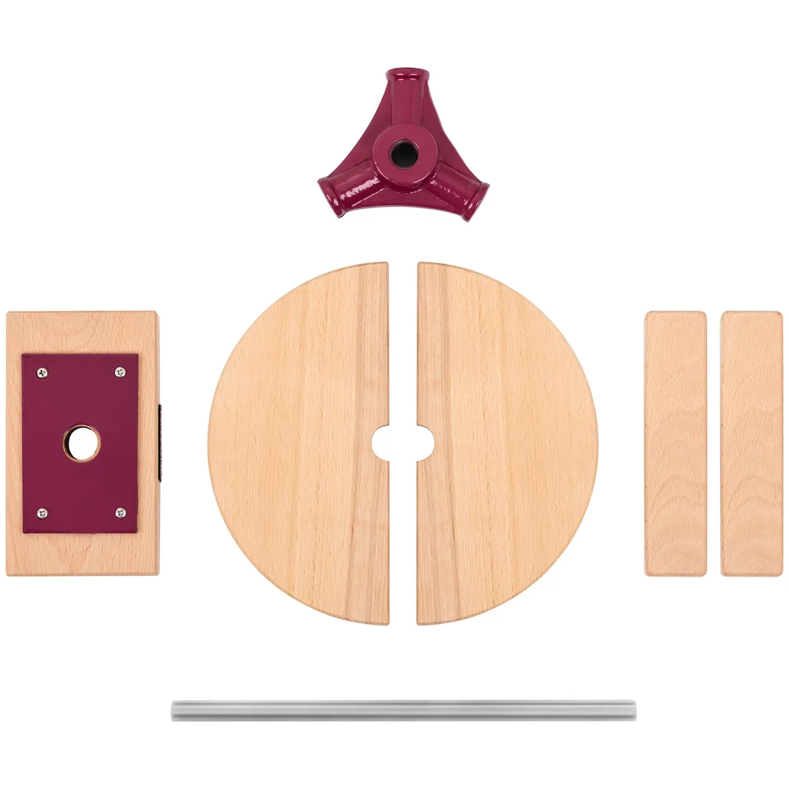 Fruit Press - manual - wooden - 12 L - incl. wooden blocks, pressure plate and pressing cloth
