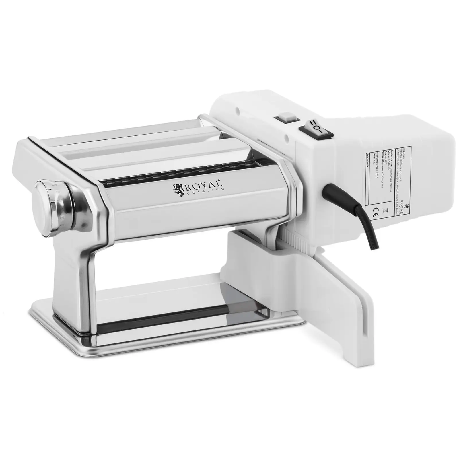 Pasta Machine - 14 cm - 0.5 to 3 mm - manual or electric