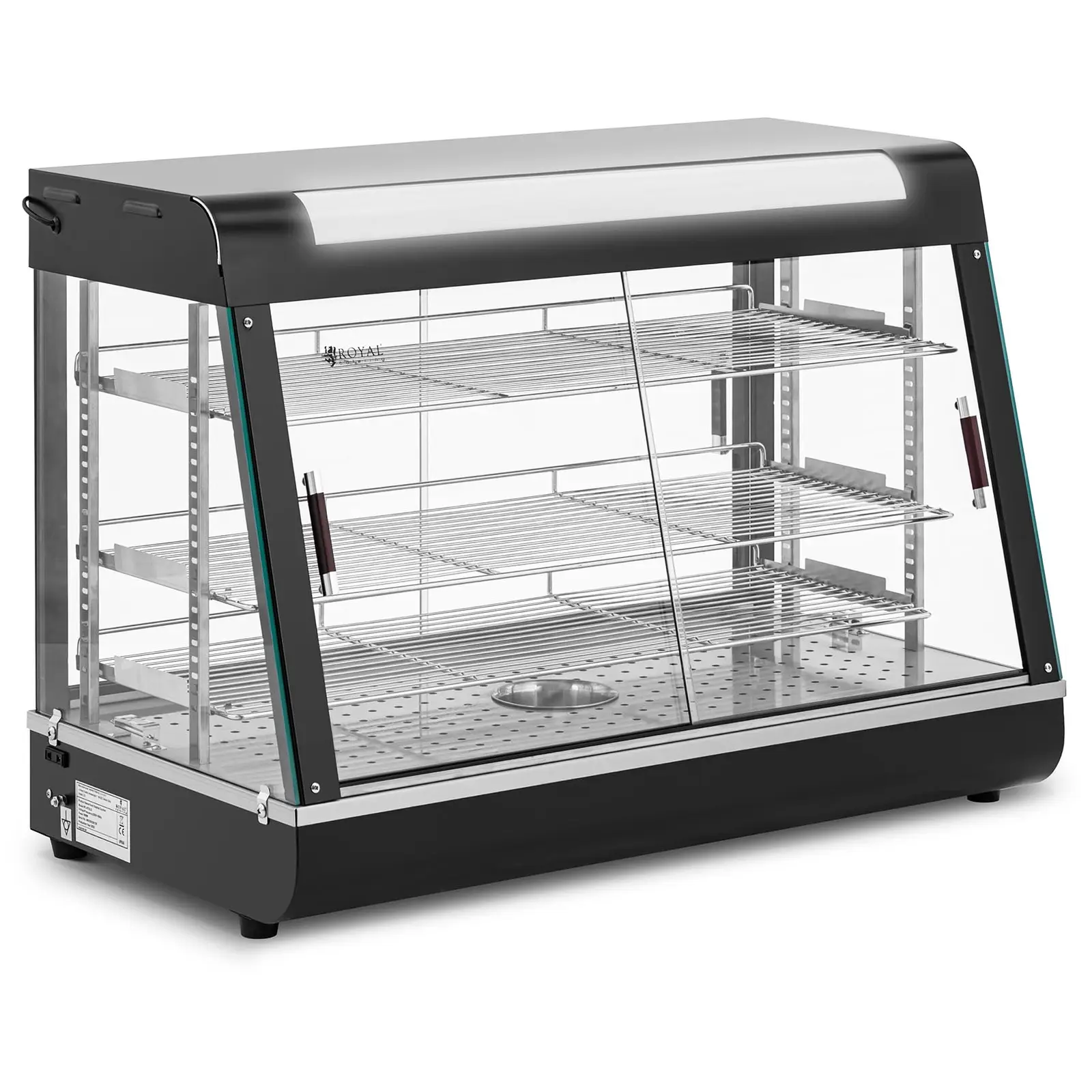 Hot bar - 150 L - 1600 W - 3 storage grids - Royal Catering