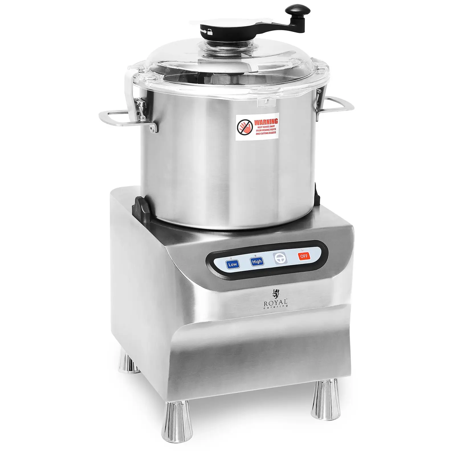 Bowl Cutter - 1500/2200 rpm - Royal Catering - 12 L
