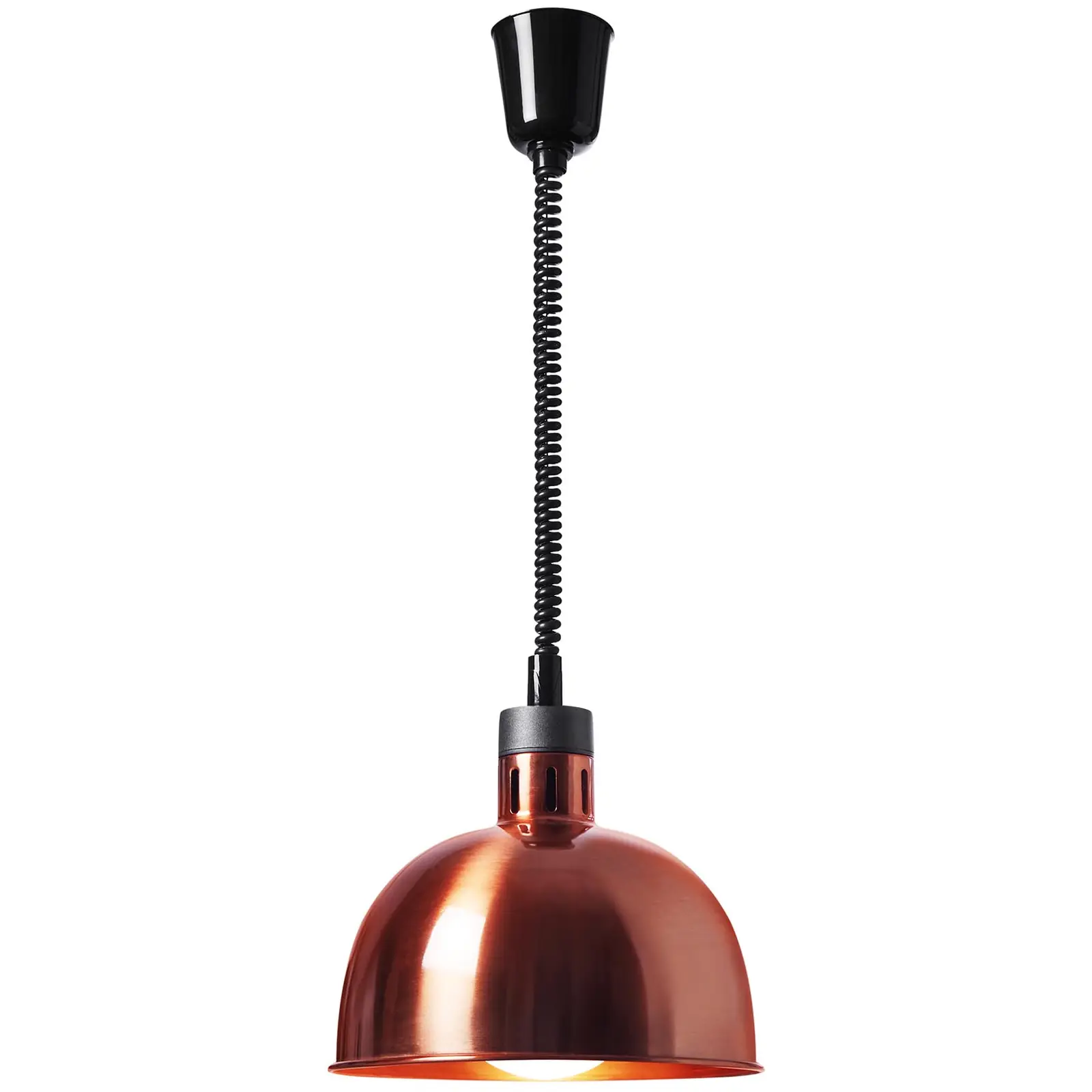 Heat Lamp - copper look- 29 x 29 x 29 cm - Royal Catering - Steel - height-adjustable