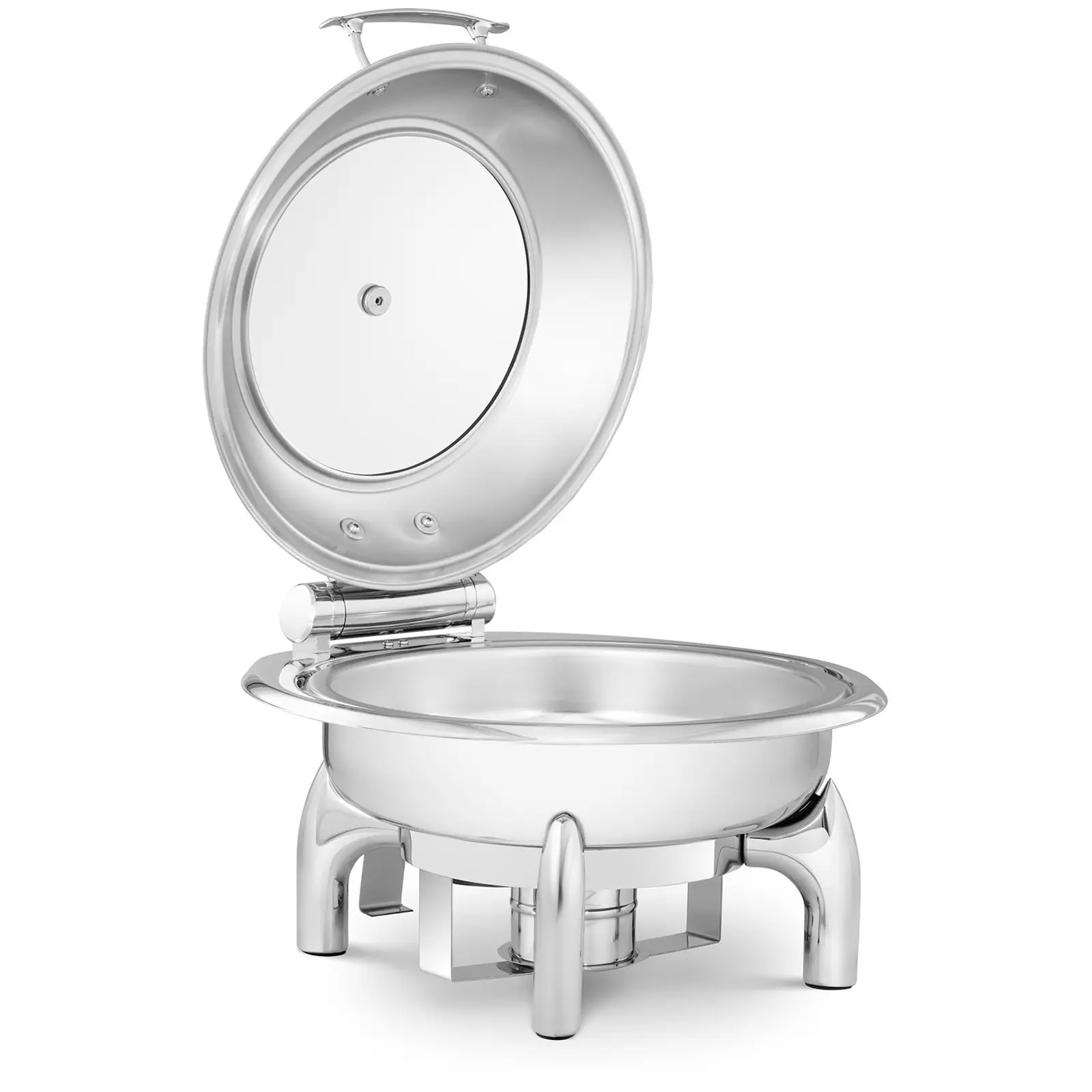 Chafing Dish - round with viewing window - Royal Catering - 5.5 L - 1 fuel cell