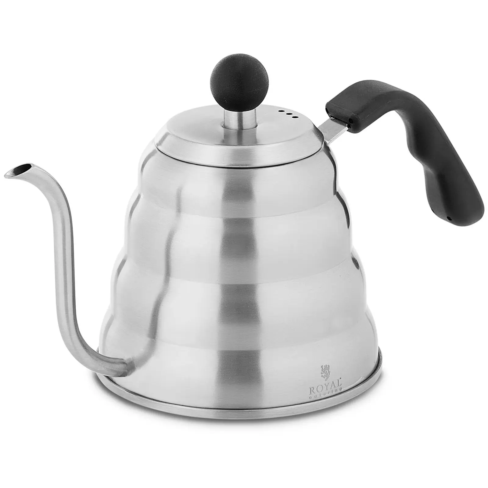 Coffee Kettle - 1.2 L - gooseneck - Stainless steel - Royal Catering