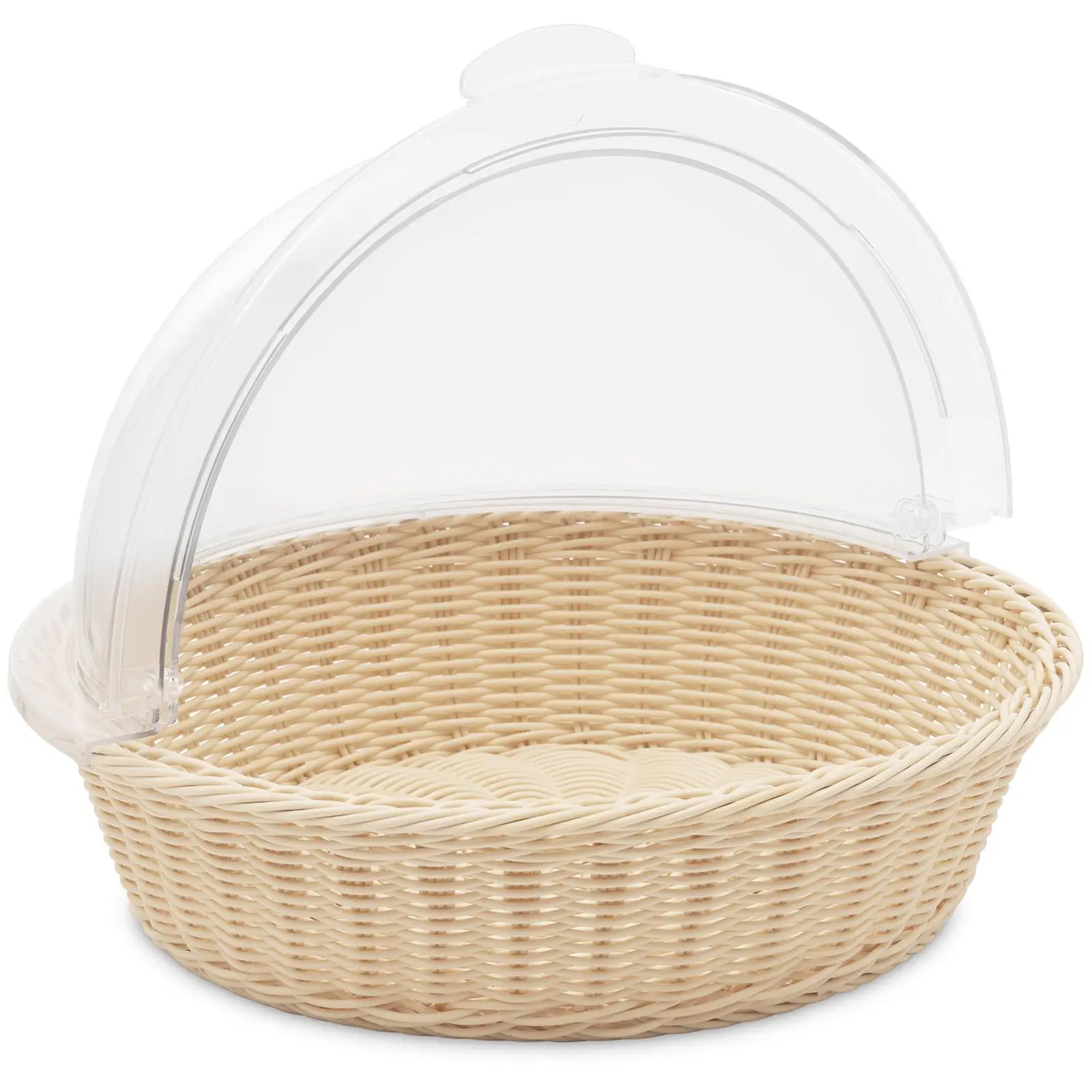 Bread Basket - for buffets - with hinged lid - Ø 410 x 300 mm - Royal Catering
