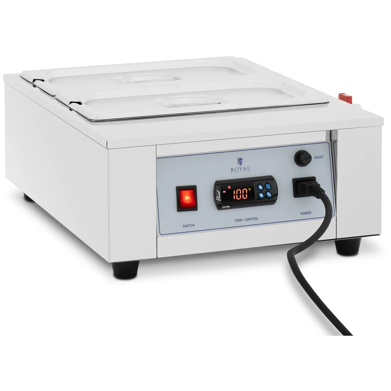 Chocolate Melter - 2 x 3.2 l - up to 100 °C - Royal Catering