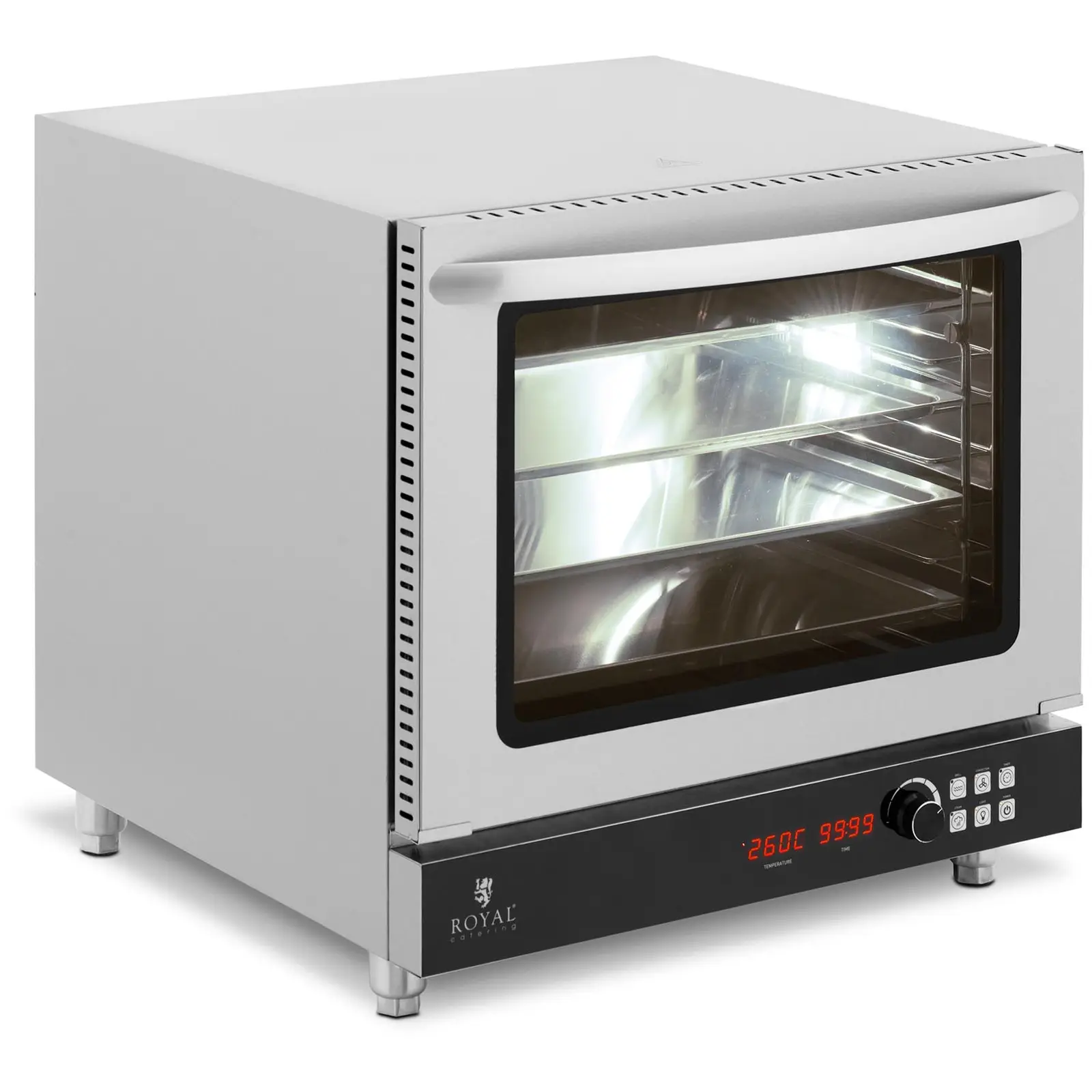 Hot air oven - 2800 W - Timer - 3 functions - 4 Trays