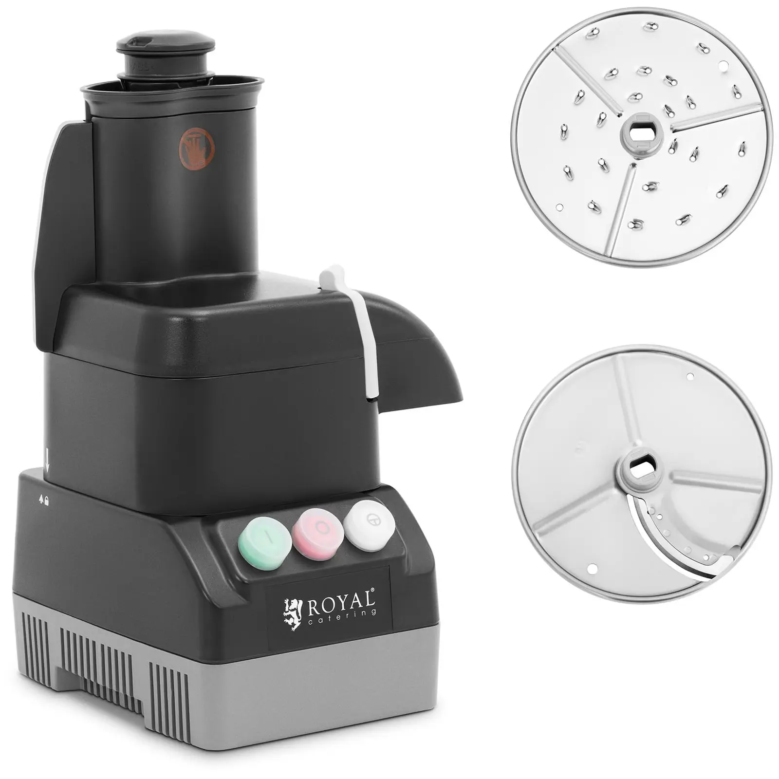 Mini Food Processor - 600 W - 3 l - discharge chute - Royal Catering