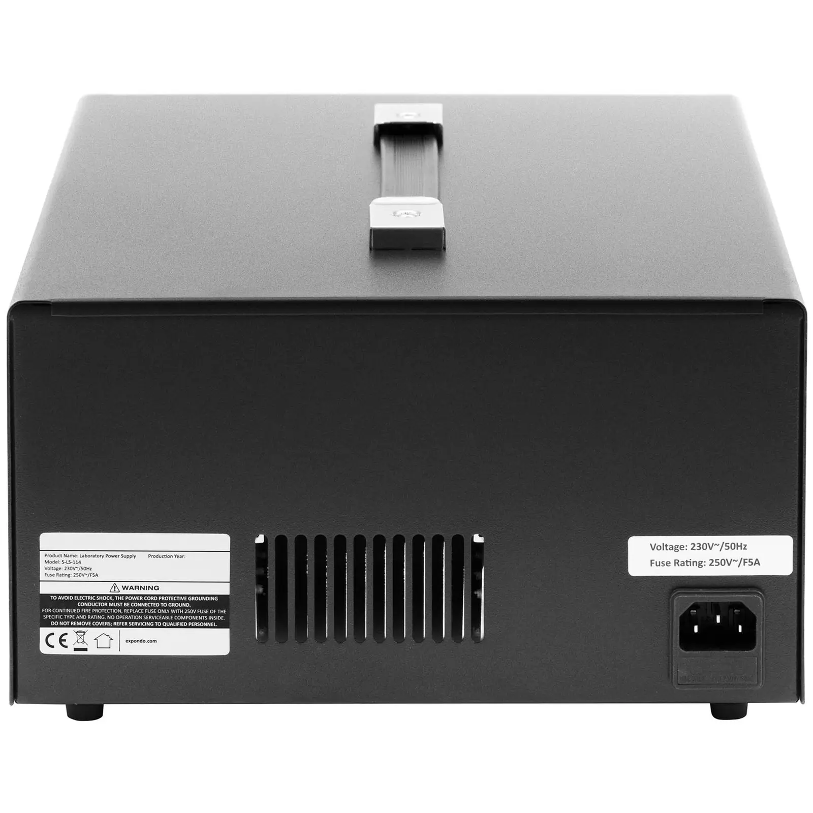 Laboratory Power Supply Unit - 0 - 30 V - 0 - 5 A DC - 2 x 150 W + 15 W - 5 memory locations - LED display - USB/RS232