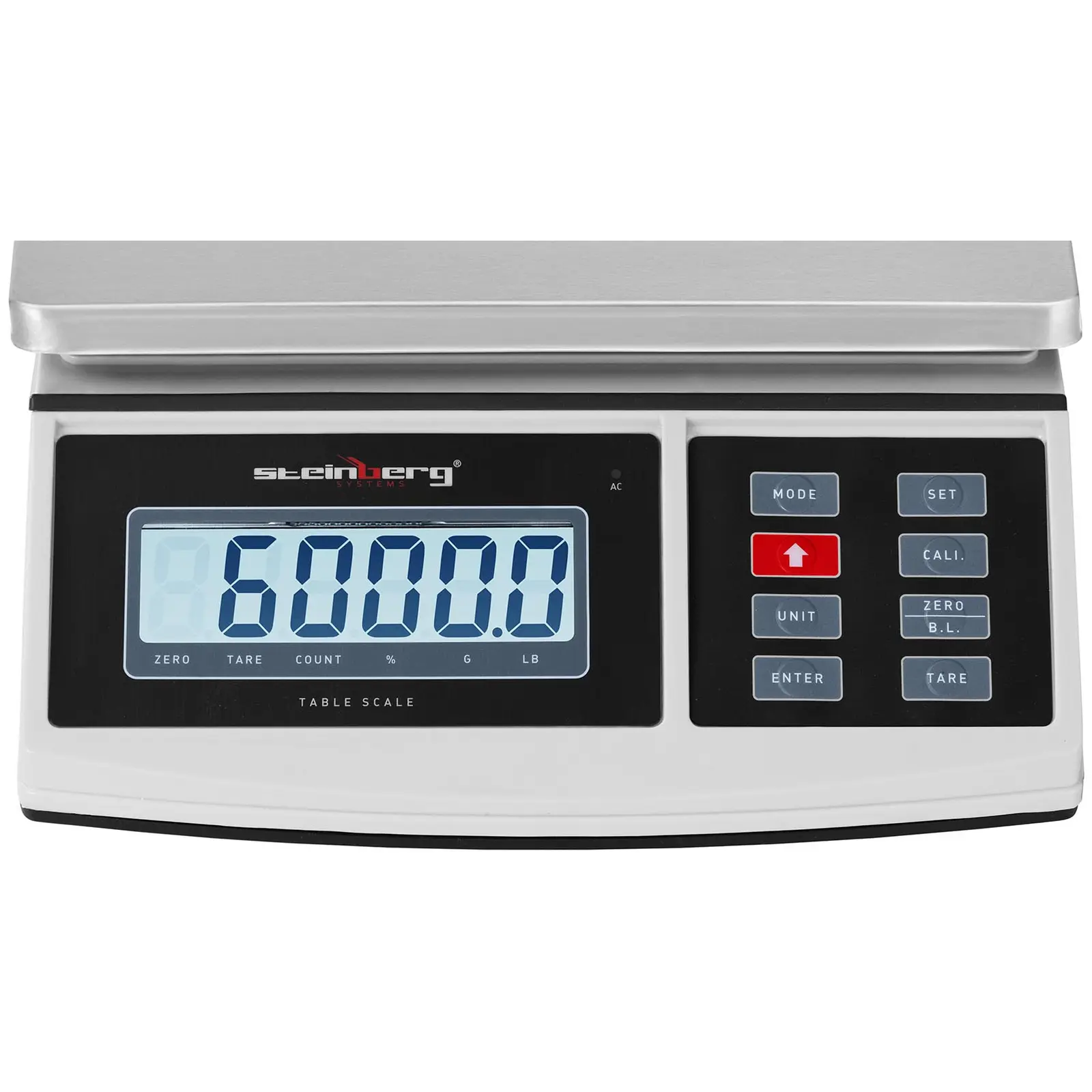 Table Scale - 6 kg / 0.2 g - 21 x 27 cm - LCD