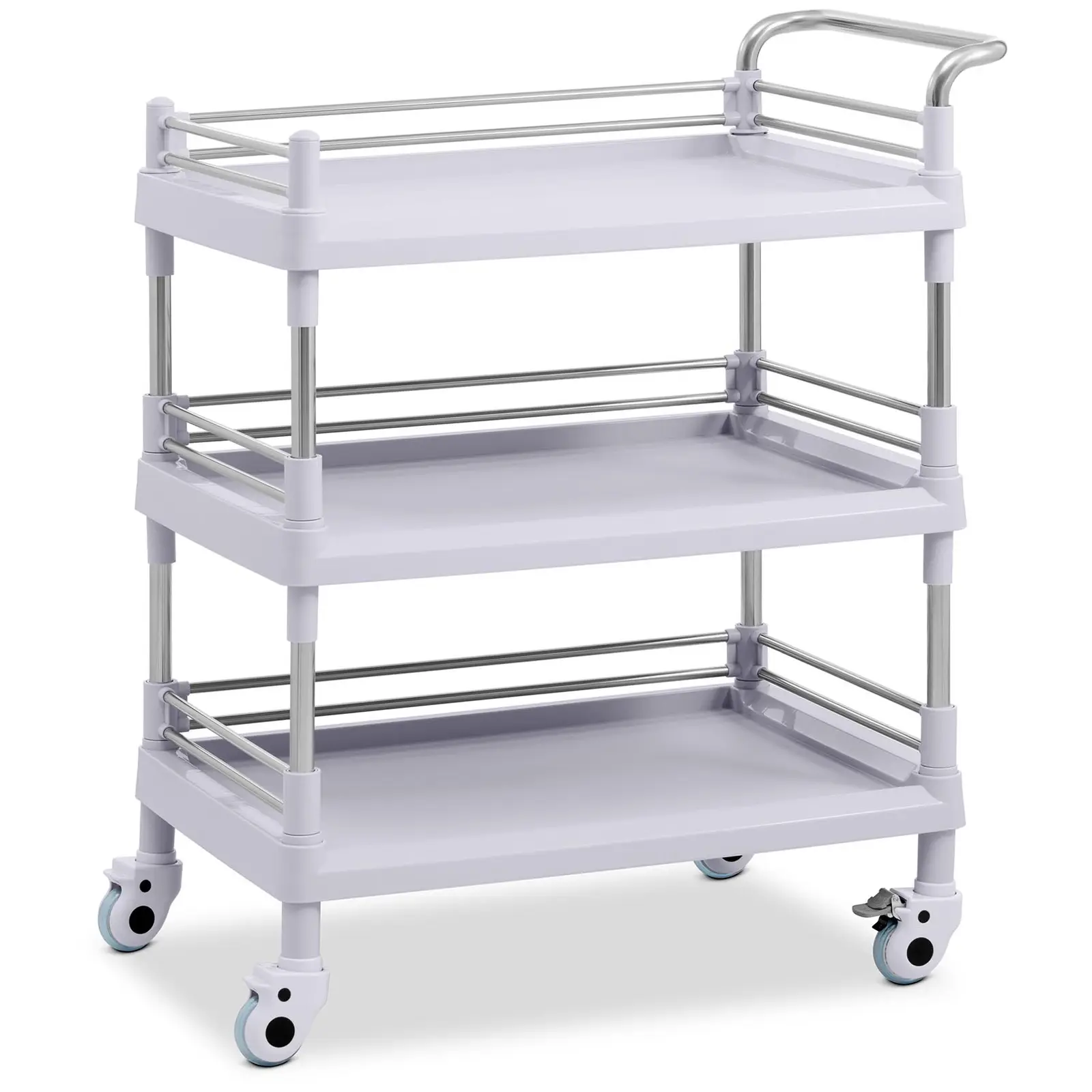 Laboratory Trolley - 3 shelves each 65 x 46 x 5 cm - 60 kg