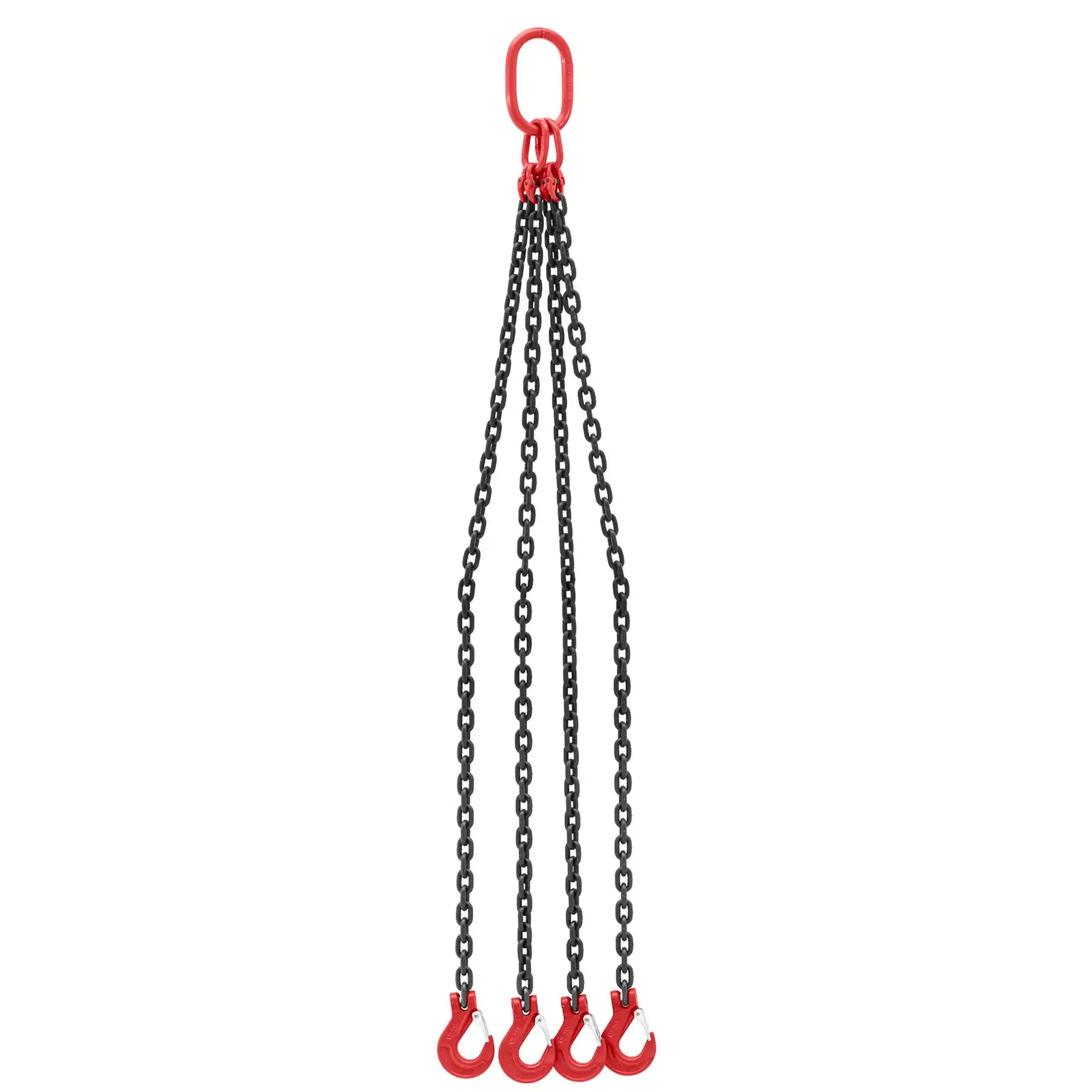 Lifting Chain - 5000 kg - 4 x 1.5 m - black / red