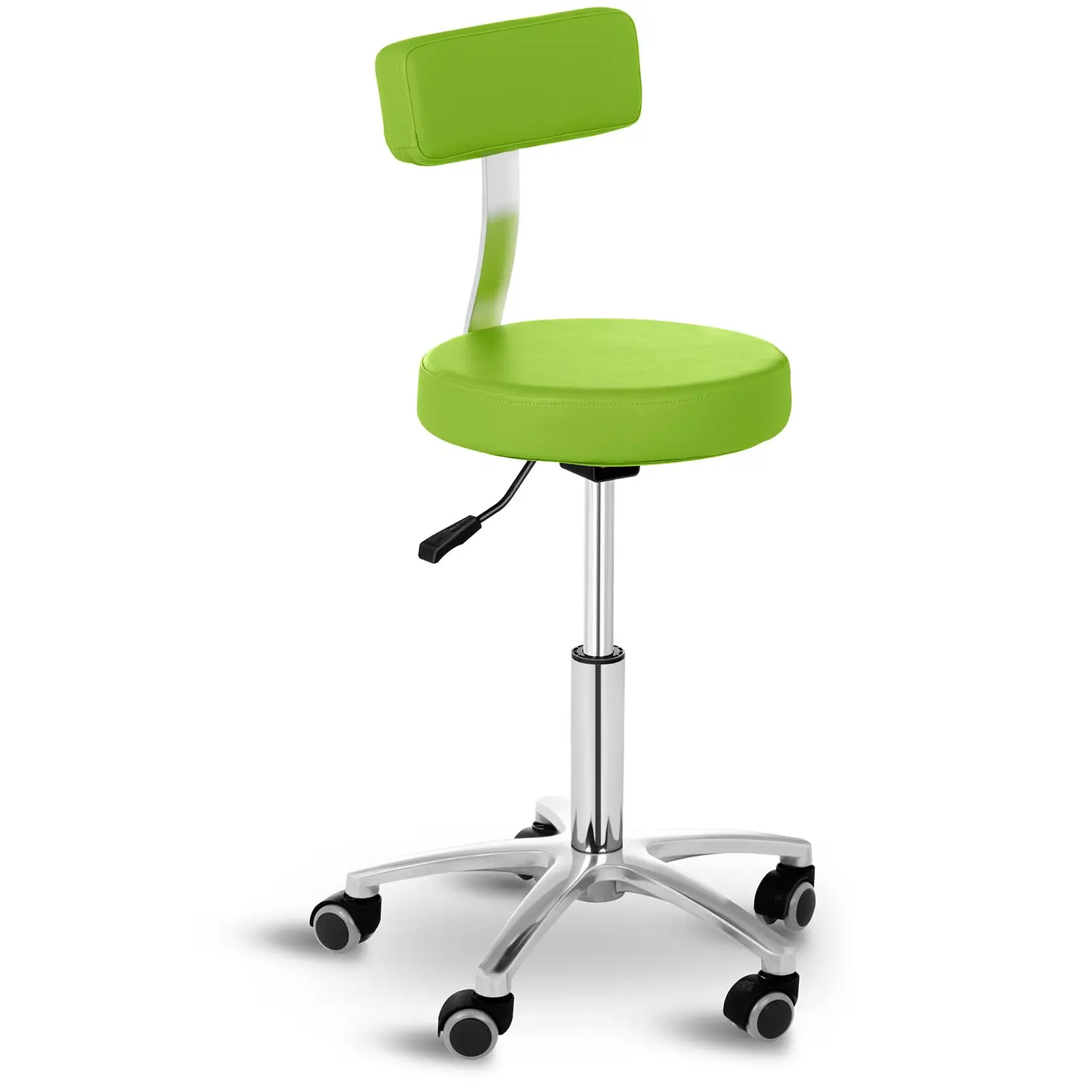Stool Chair with Back  - 445- 580 mm - 150 kg - Green