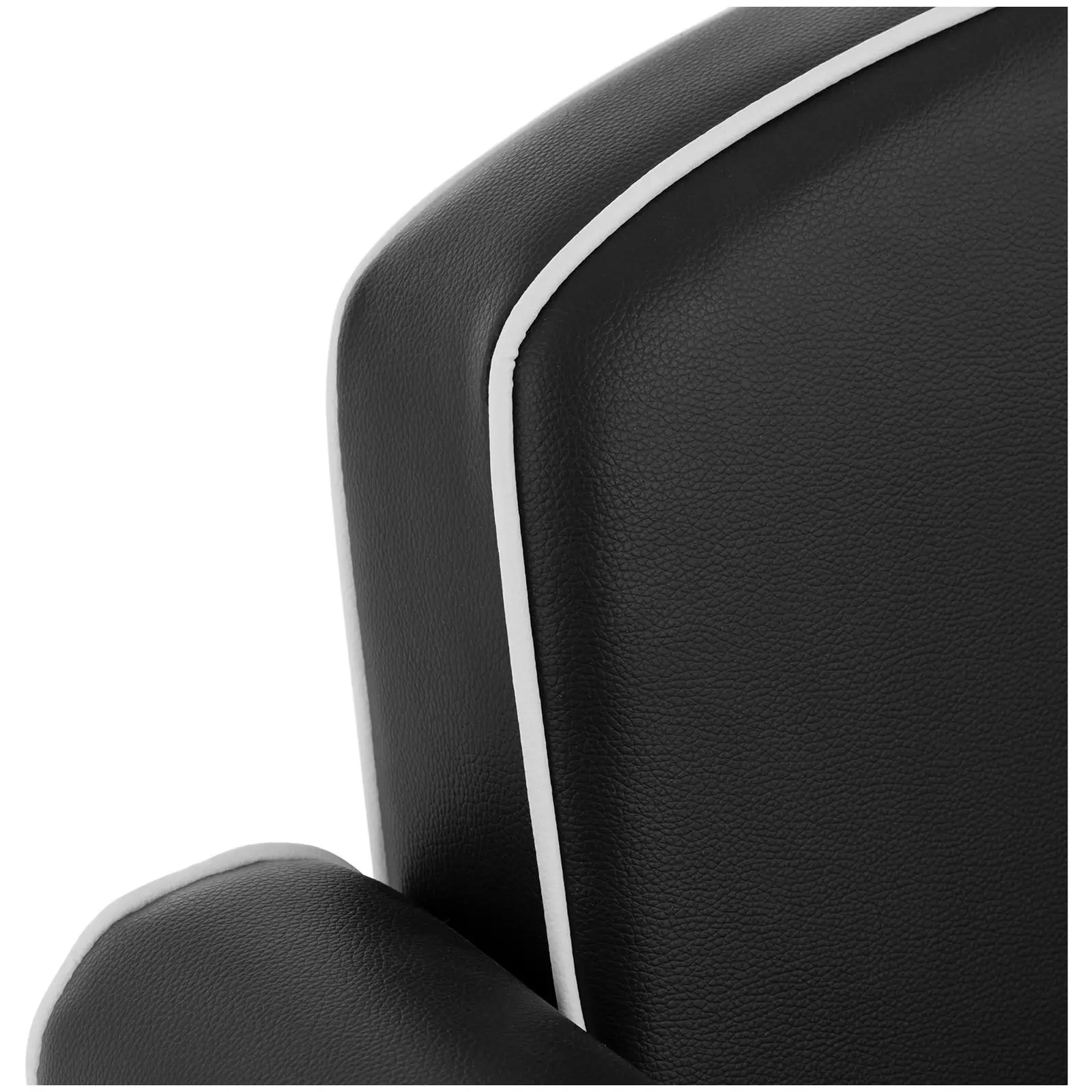 Salon Chair with Footrest - 520 - 630 mm - 150 kg - Black