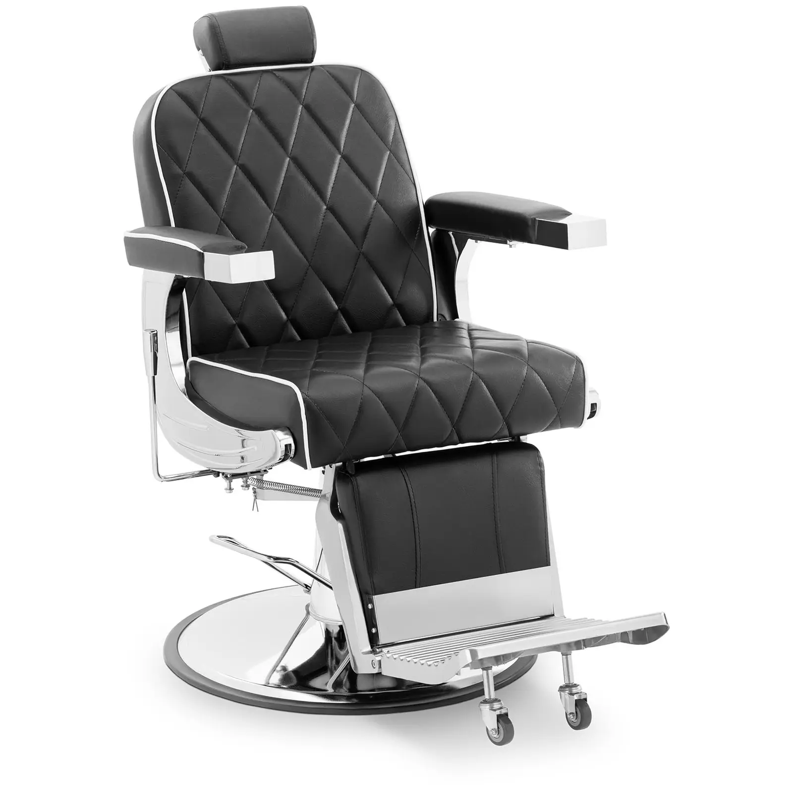 Salon chair - Head and footrest - Footrest - 58 - 71 cm - 150 kg - tiltable - black