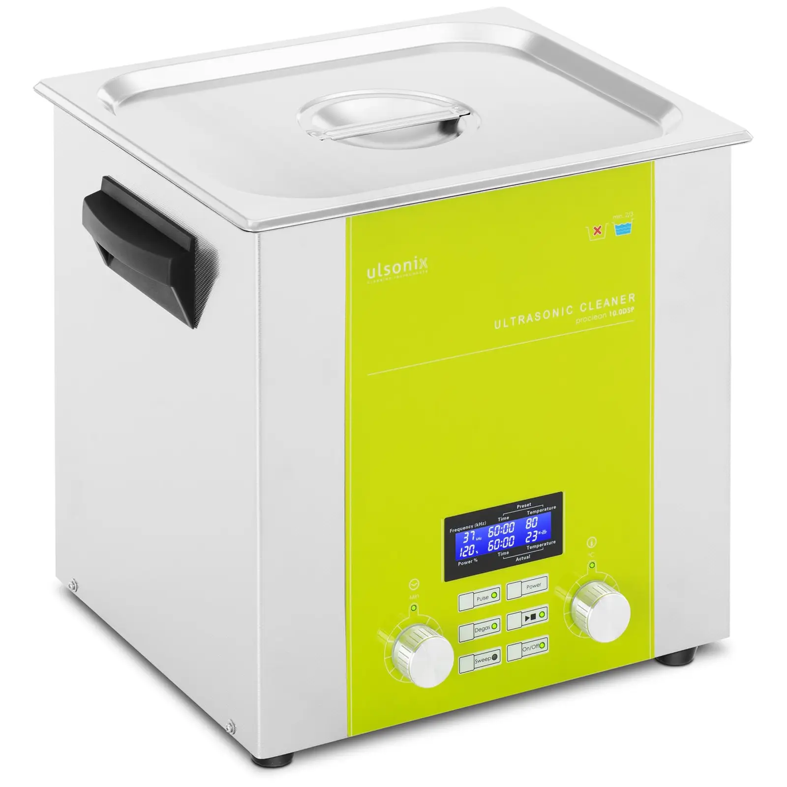 Ultrasonic Cleaner - 10 litres - degas - sweep - pulse