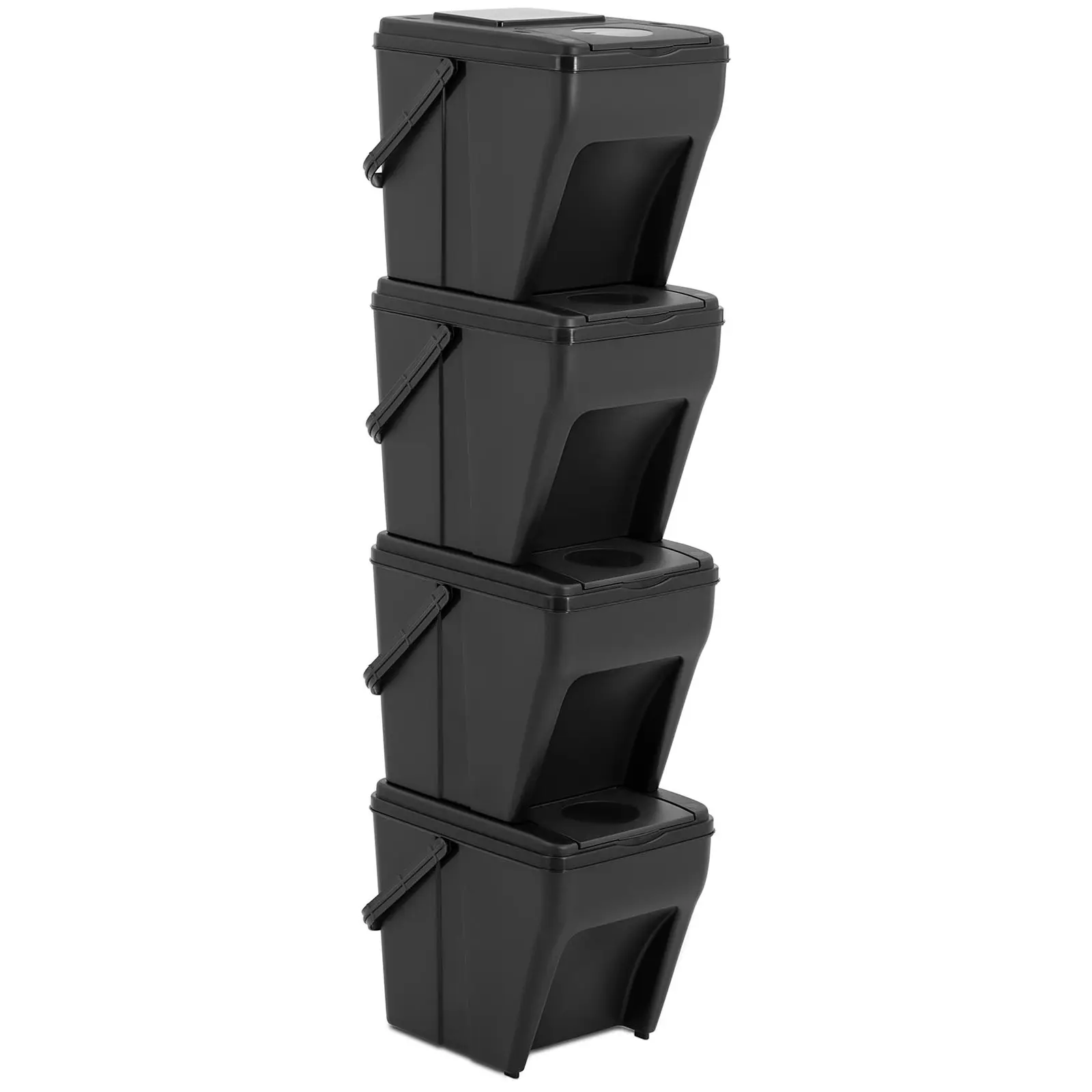 Kitchen Recycling Bins - 4 x 25 l - stackable