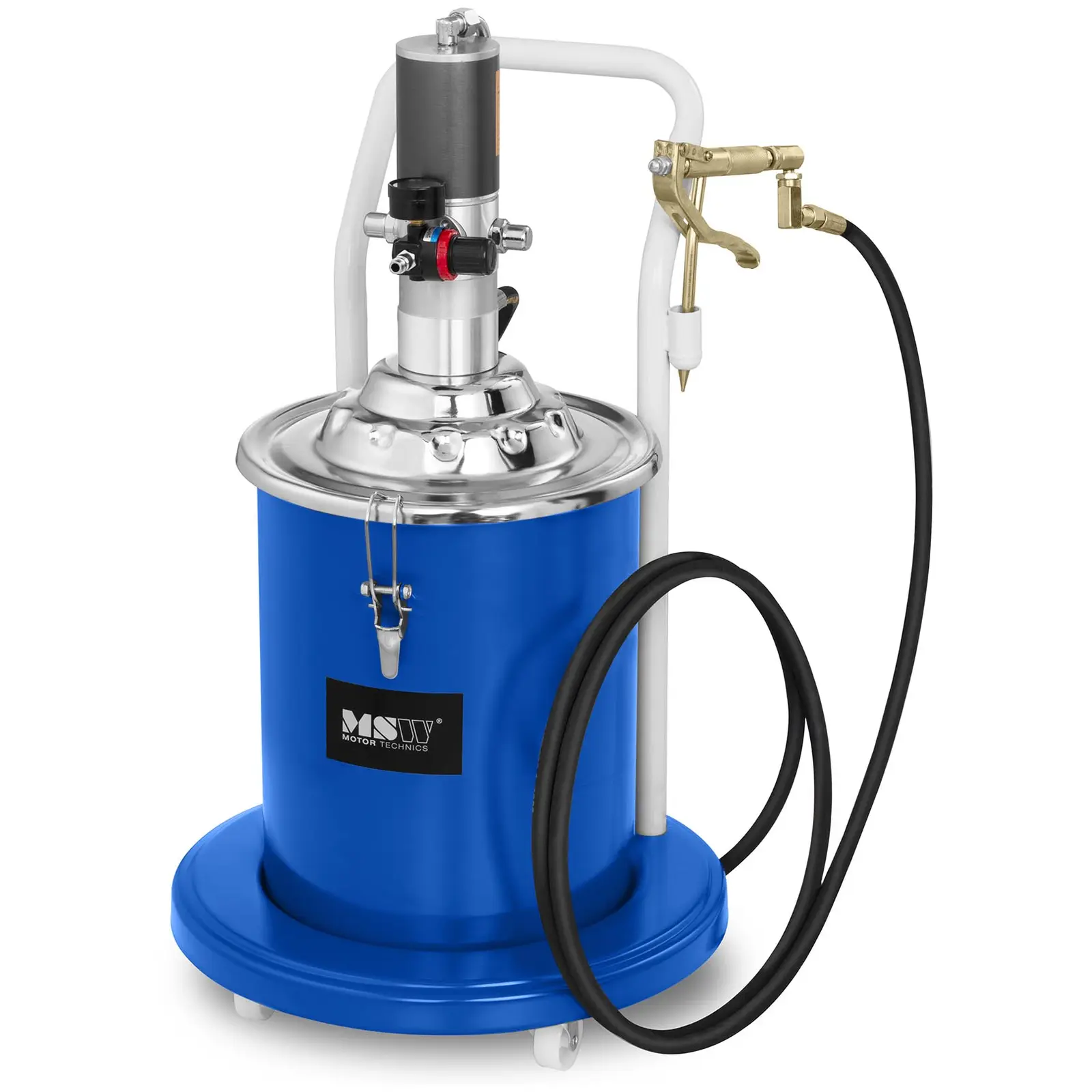 Pneumatic Grease Pump - 20 litres - portable - 300-400 bar pump pressure