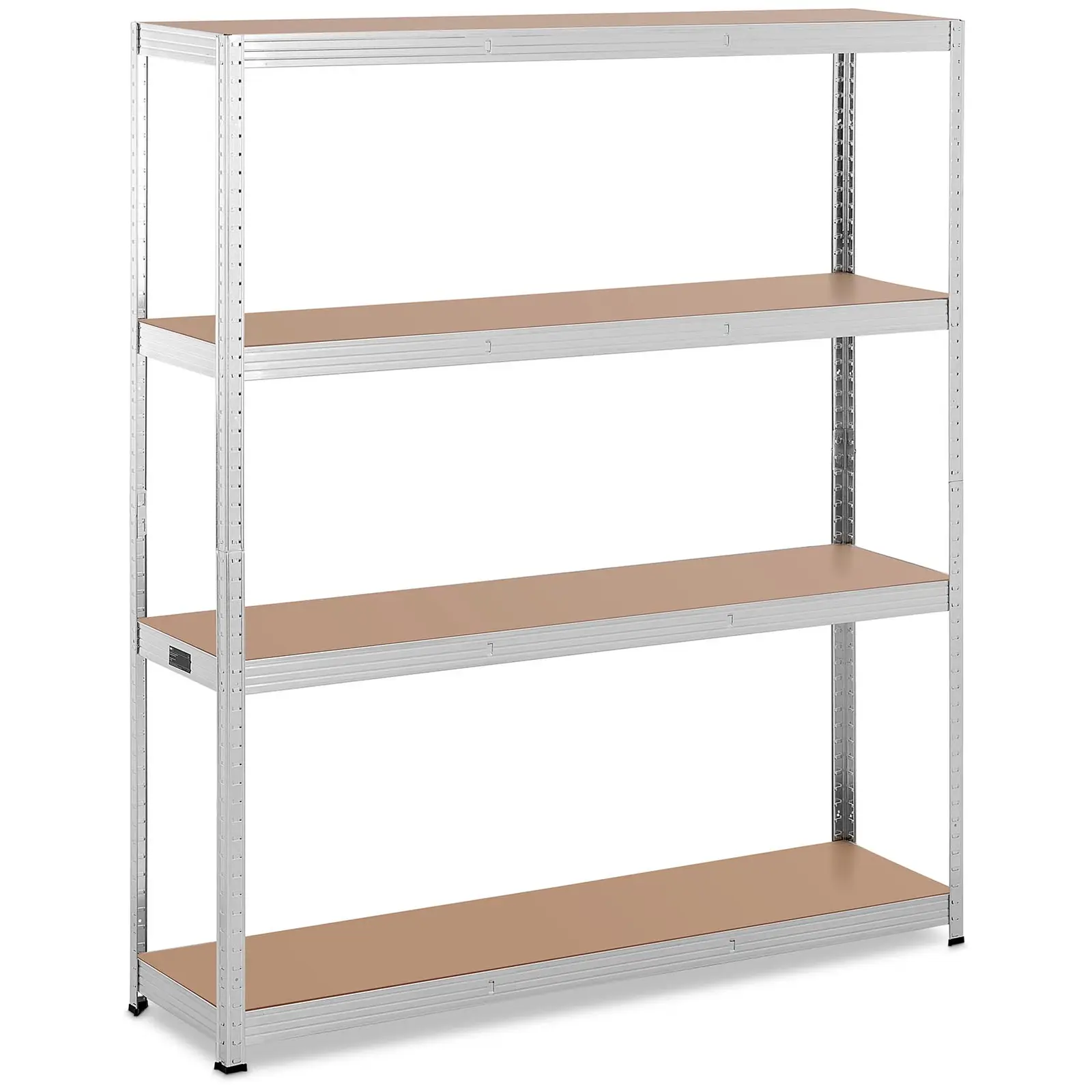 Metal storage rack - 160 x 40 x 180 cm - for 4 x 150 kg - Grey