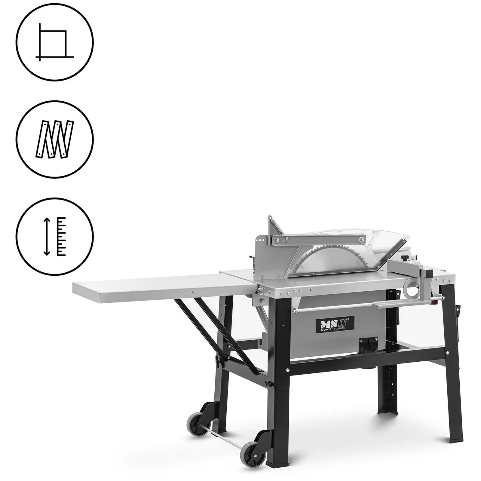 Table Saw - 4200 W - 2800 rpm - table top extendable