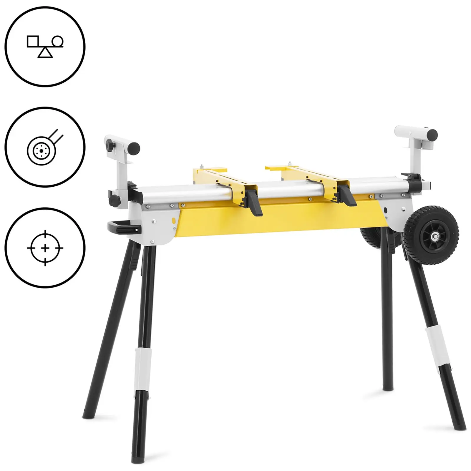 Miter Saw Stand - 1160 - 2760 mm - 150 kg - foldable