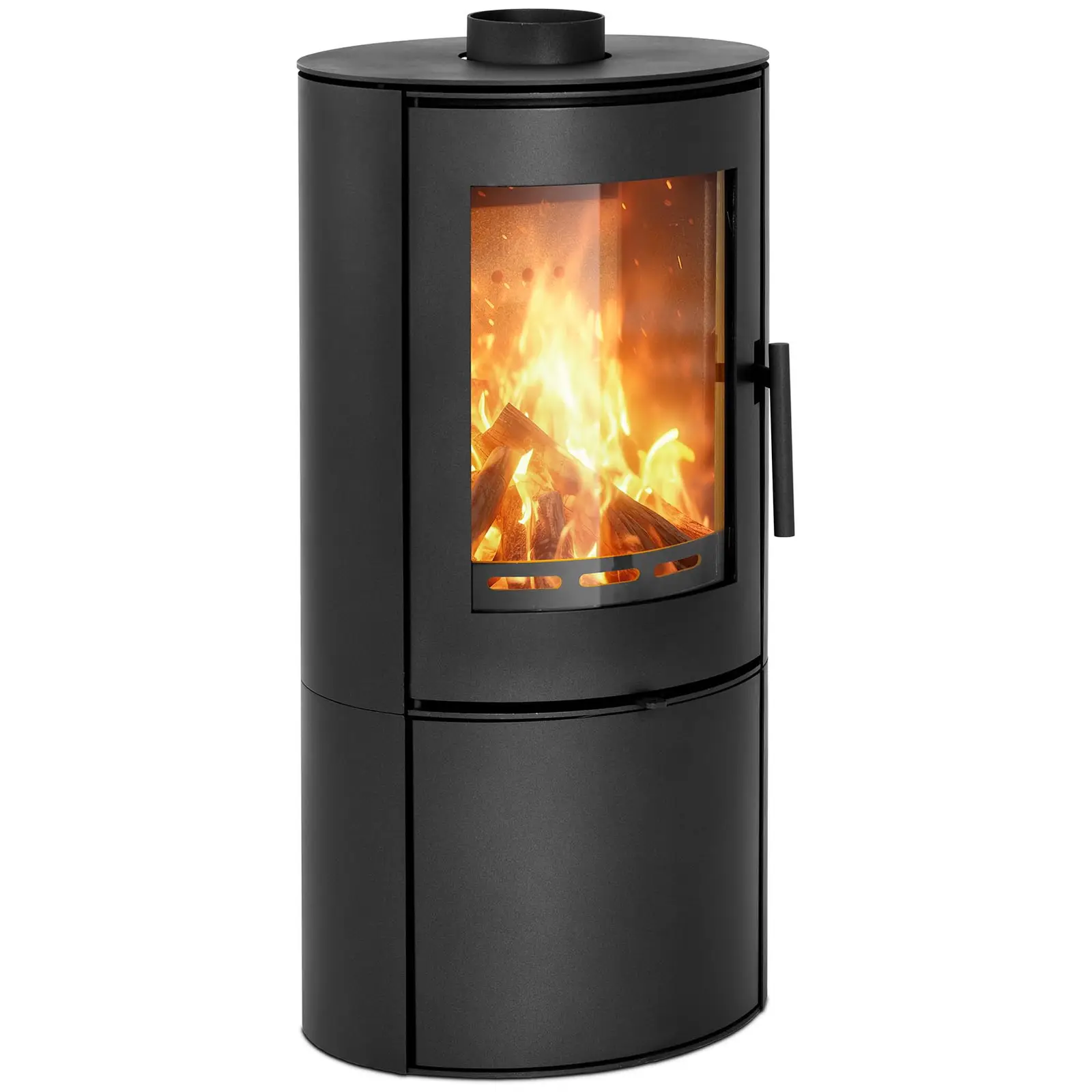 Fireplace stove - maximum output 7.2 kW - very efficient - adjustable ventilation - for 48 - 115 m³ - BImSchV 2