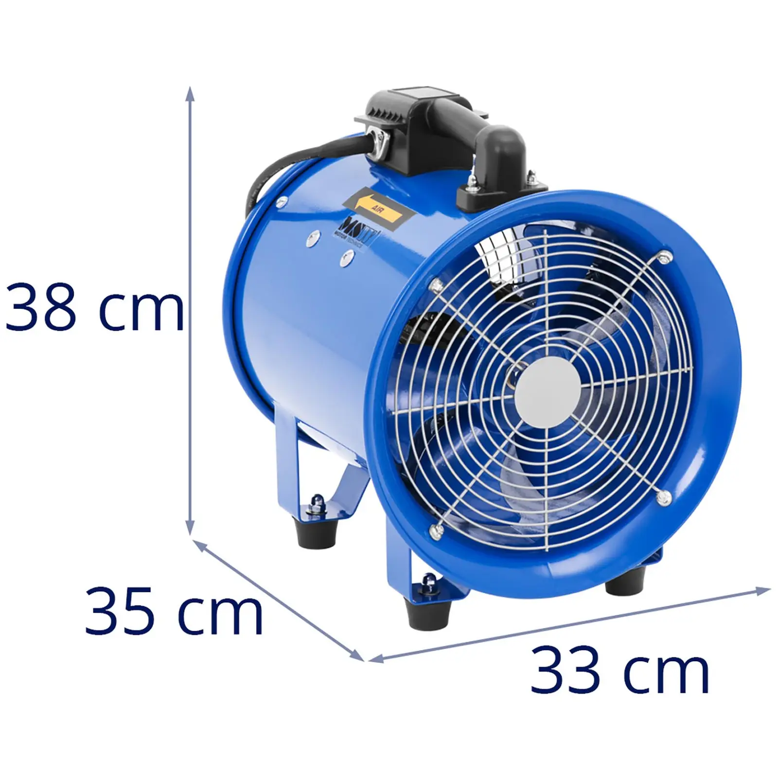 Industrial Fan - 2700 m³/h - Ø 280 mm