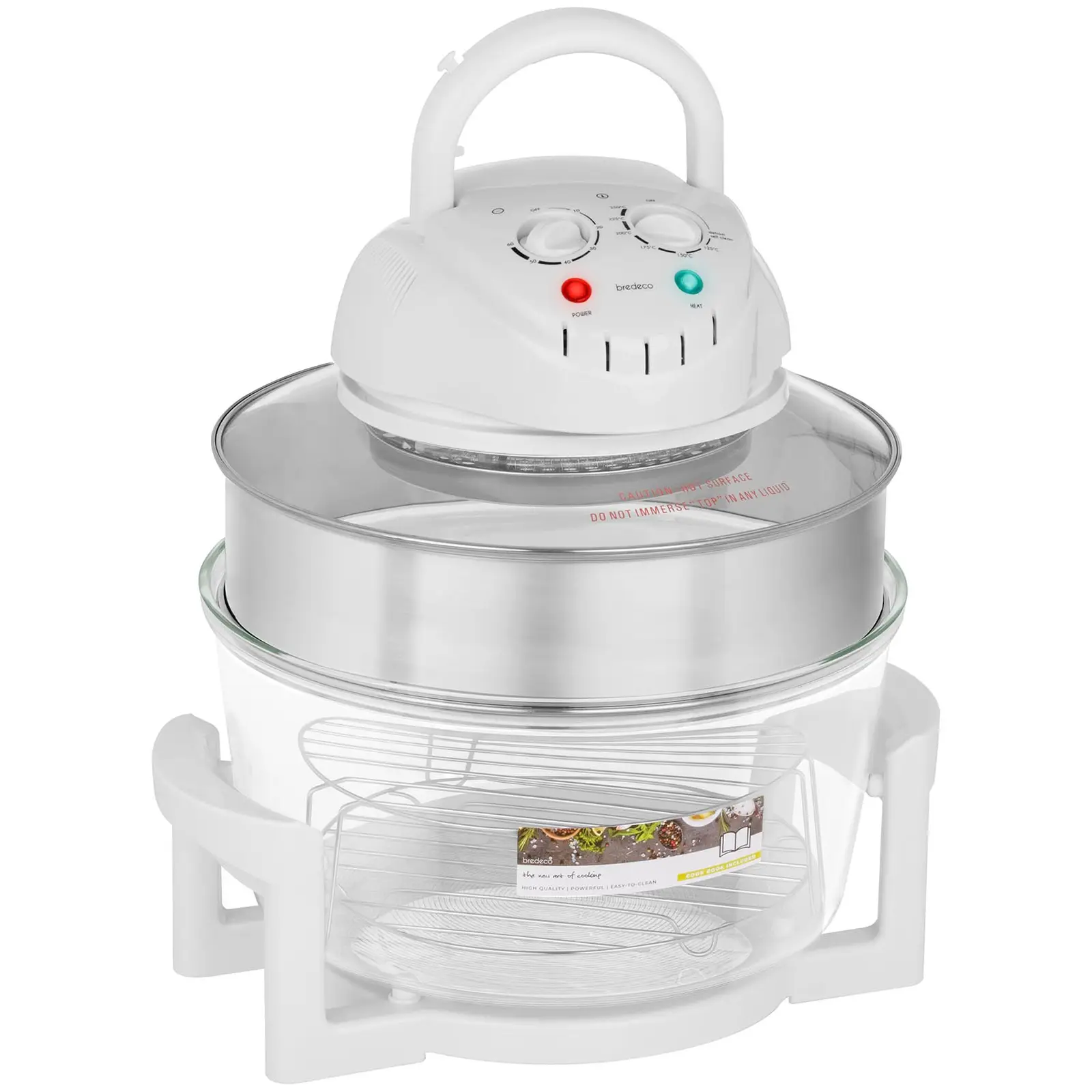Halogen Oven Cooker with Extender Ring - 250 °C - 60 min