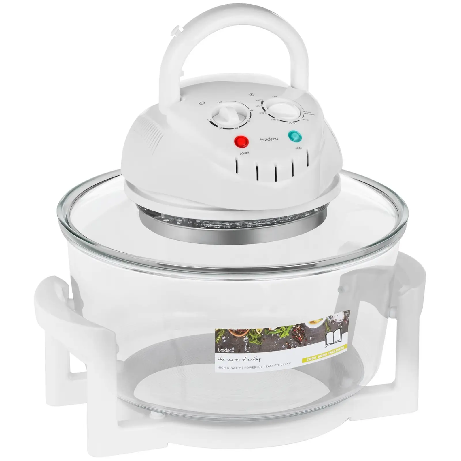 Halogen Oven Cooker with Extender Ring - 250 °C - 60 min