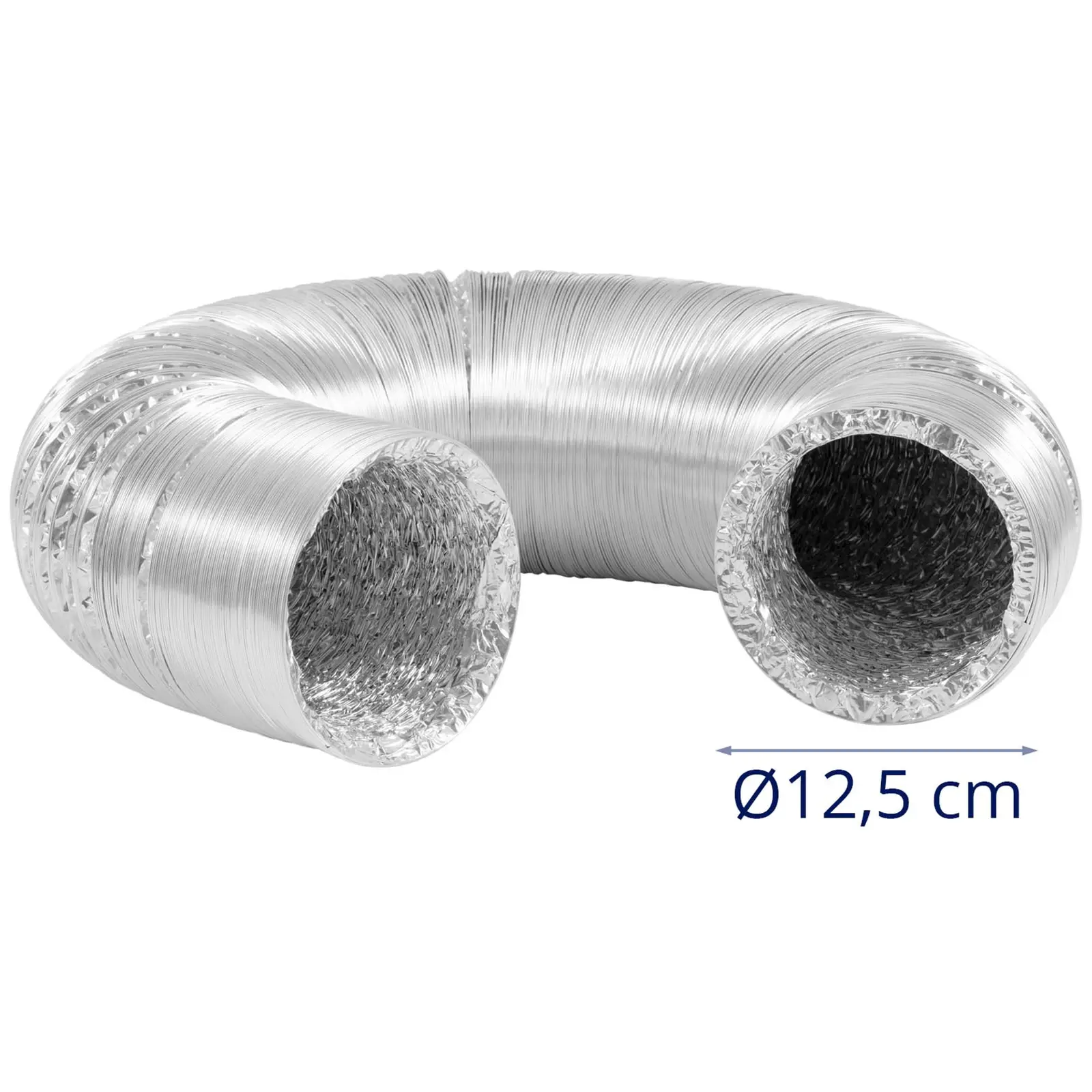 Air Conditioner Hose - Ø 125 mm - 10 m length - aluminium