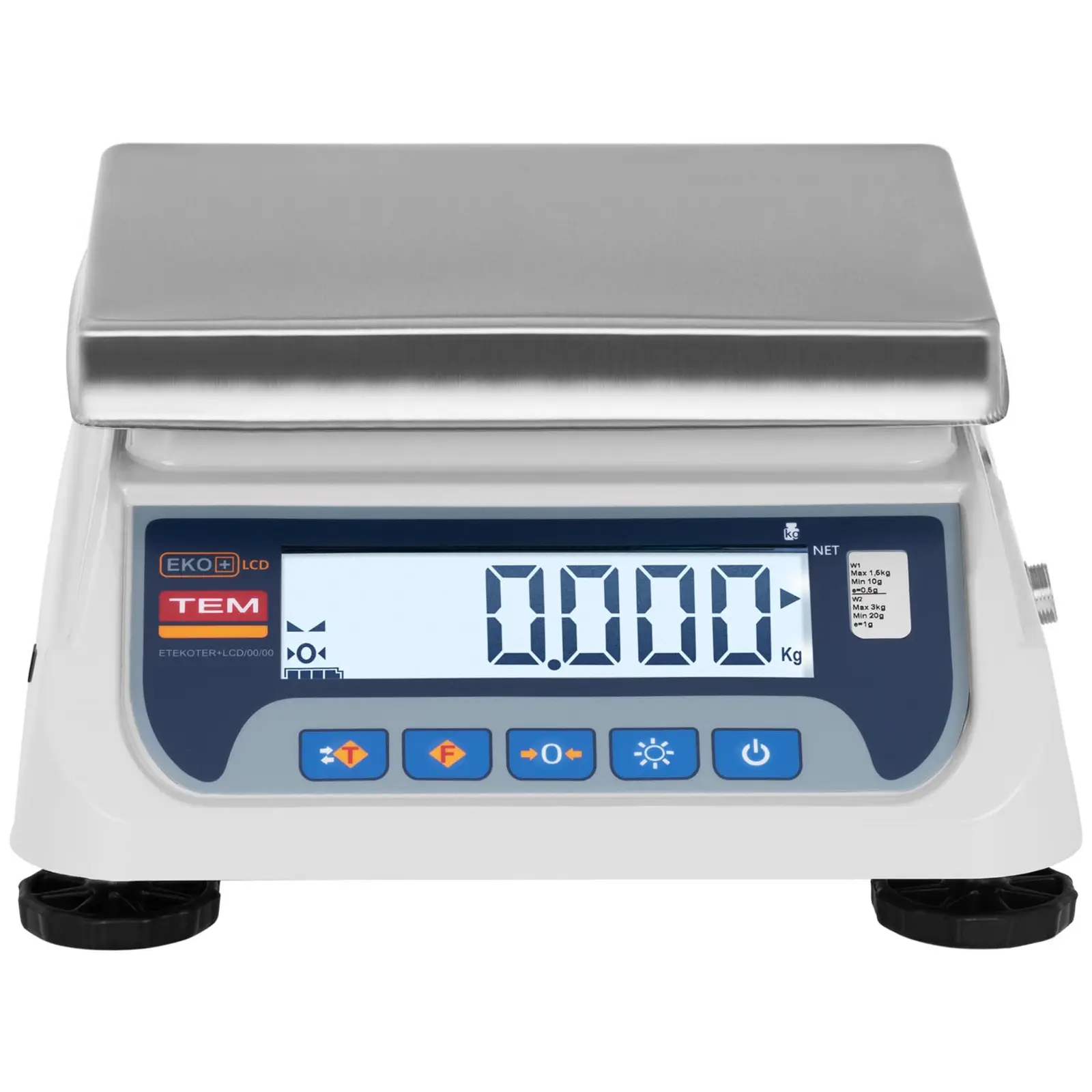 Table Scale - calibrated - 3 kg / 1 g - LCD