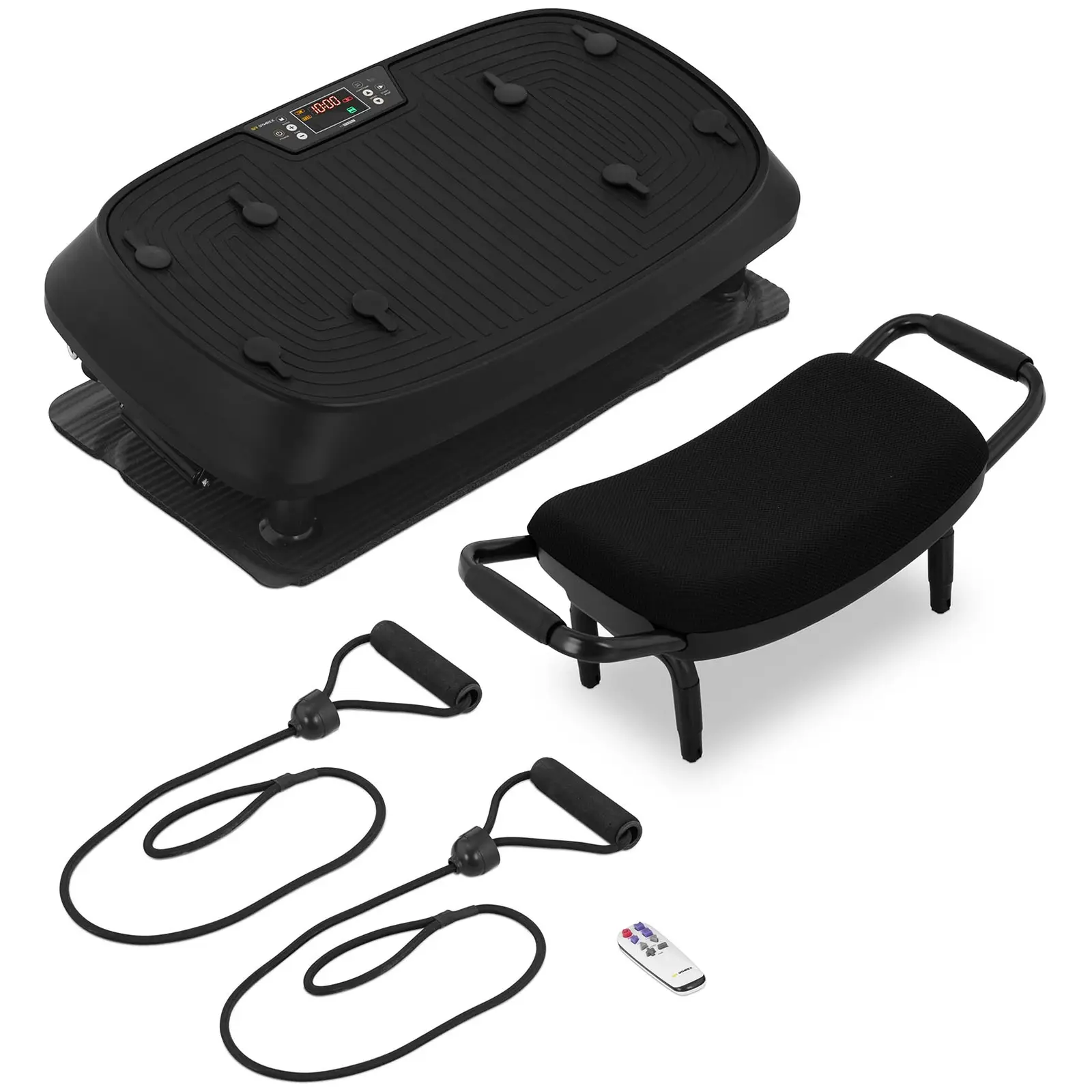 Vibration Plate - 61 x 35 cm - up to 120 kg - remote control - seat
