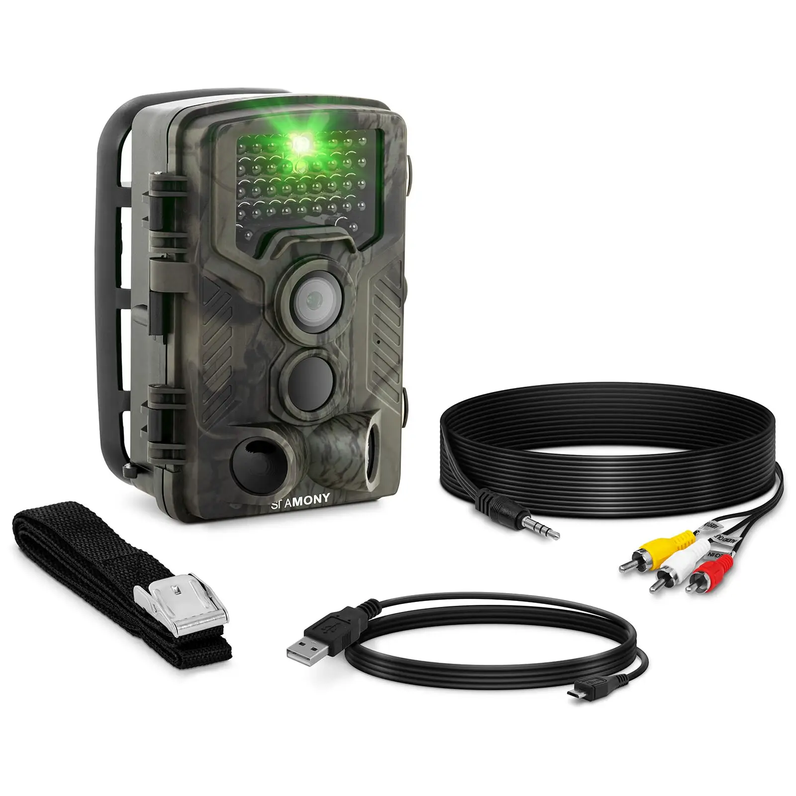 Game Camera - 8 MP - 2.7K Full HD - 46 IR LEDs - 20 m - 0.3 s