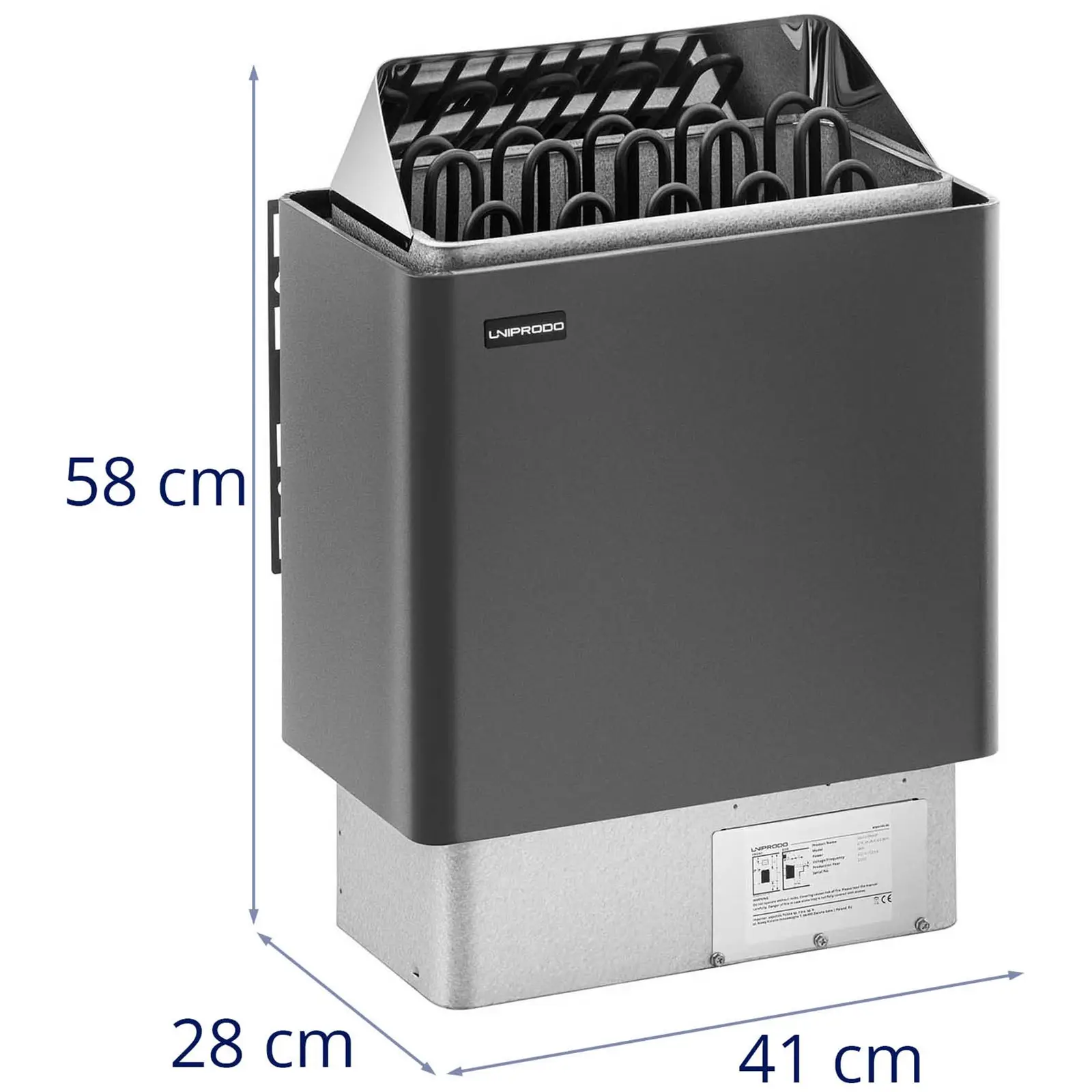 Sauna Heater - 9 kW - 30 to 110 °C