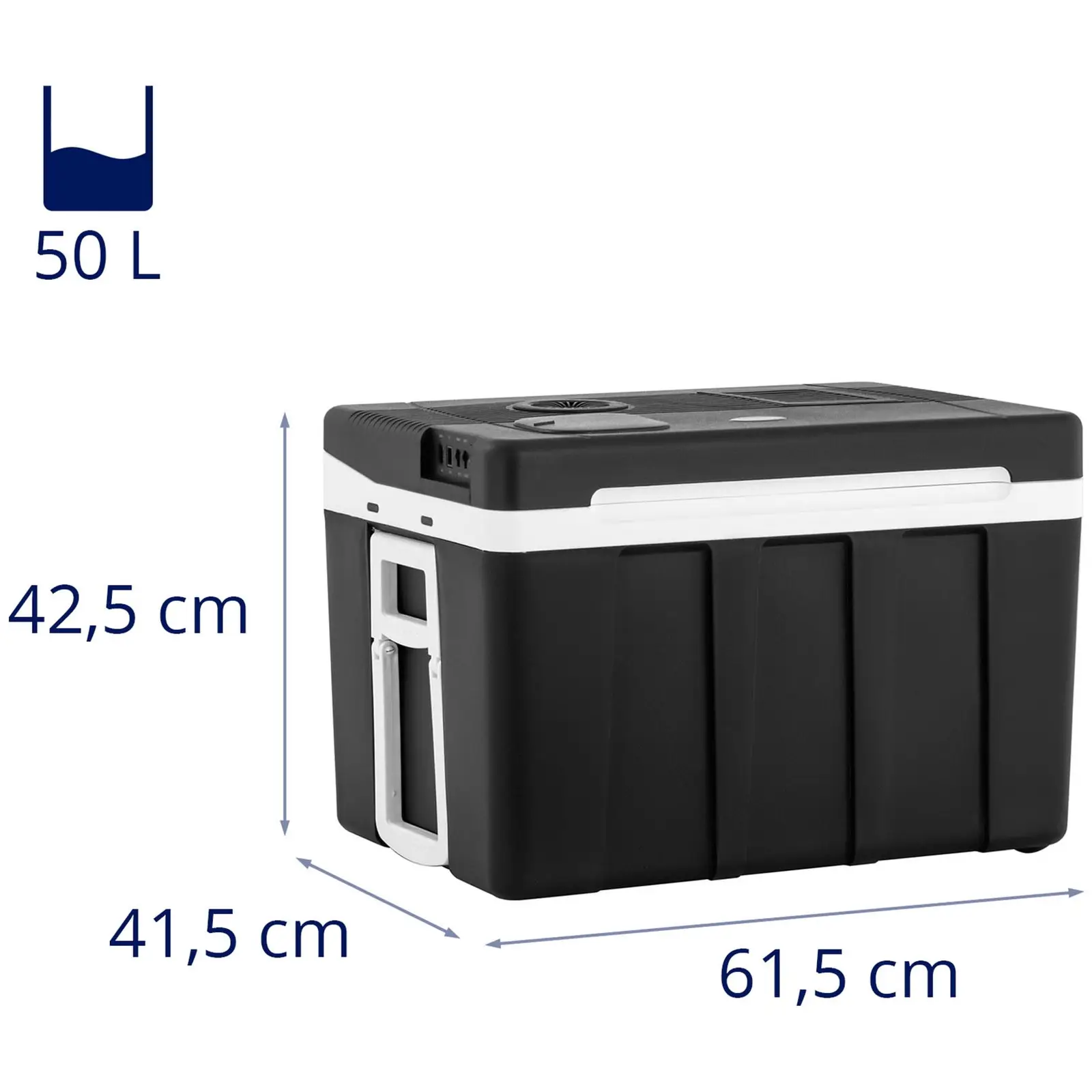 Electric Cooler Box - 2-in-1 device with warming function - 50 L