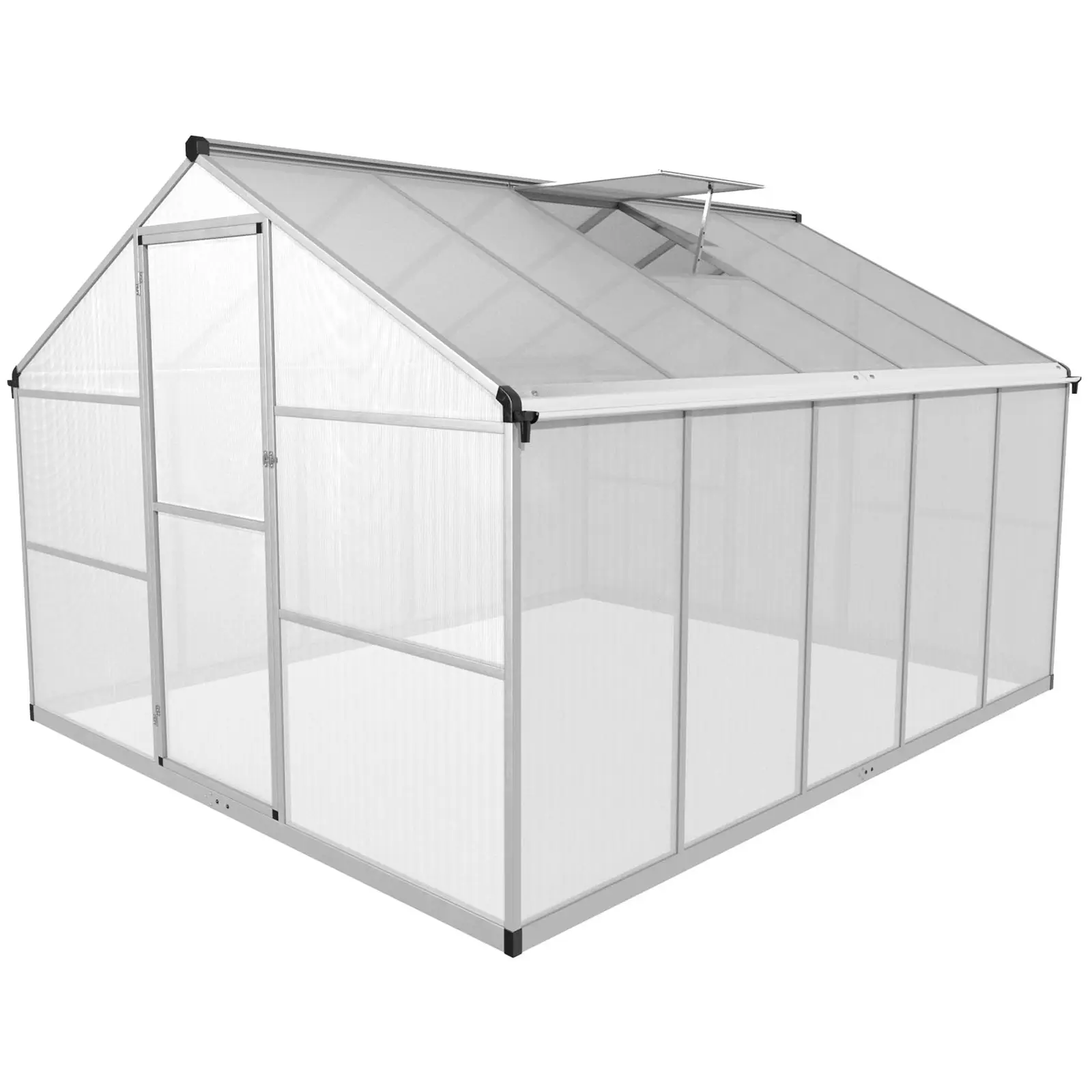 Greenhouse - 301 x 238 x 195 cm - polycarbonate + aluminium