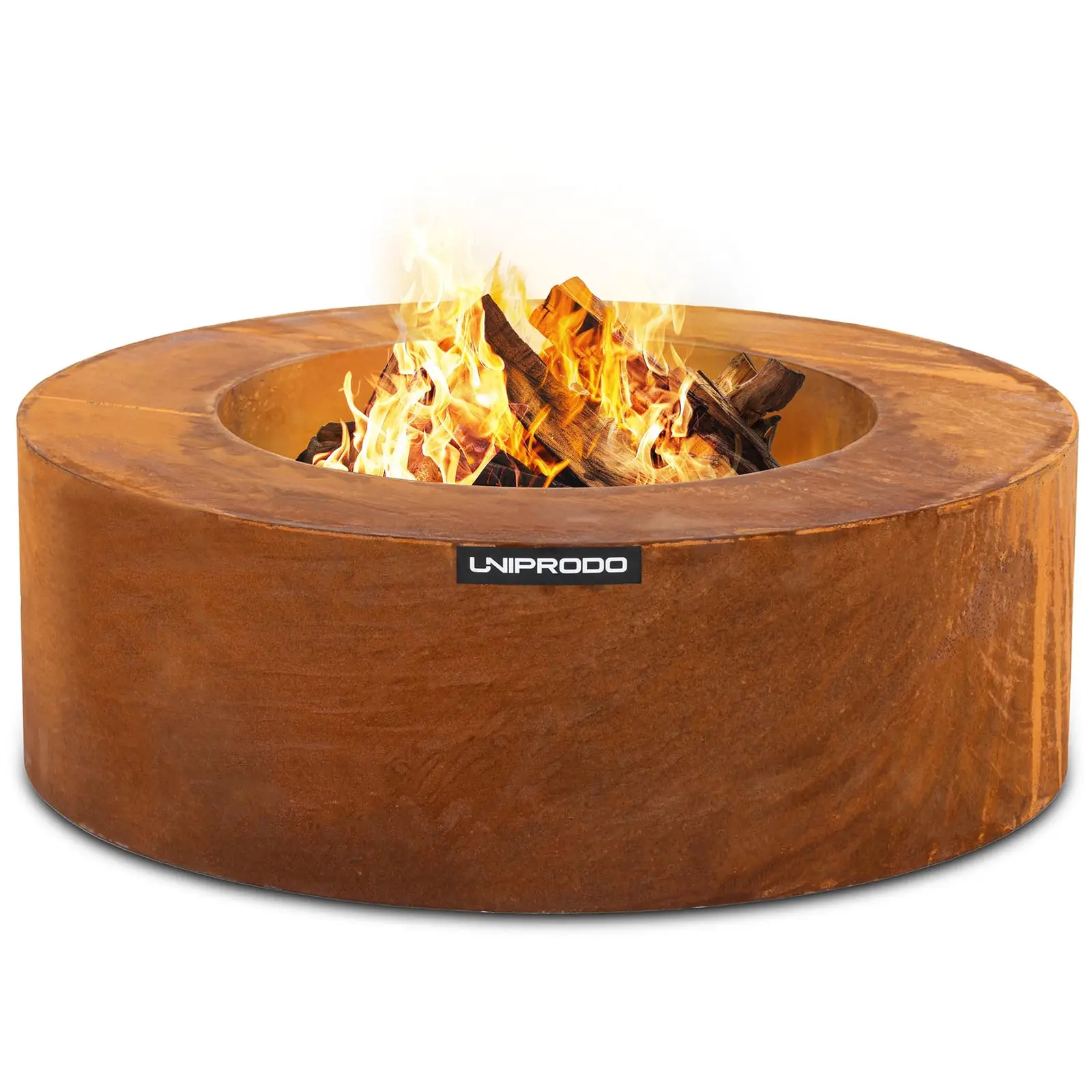 Fire bowl - in rust look -60 x60 x20 cm