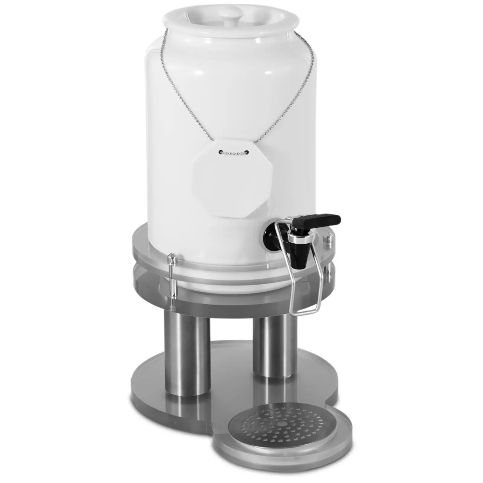 Milk Dispenser - Stainless steel, porcelain, acrylic - 4 L
