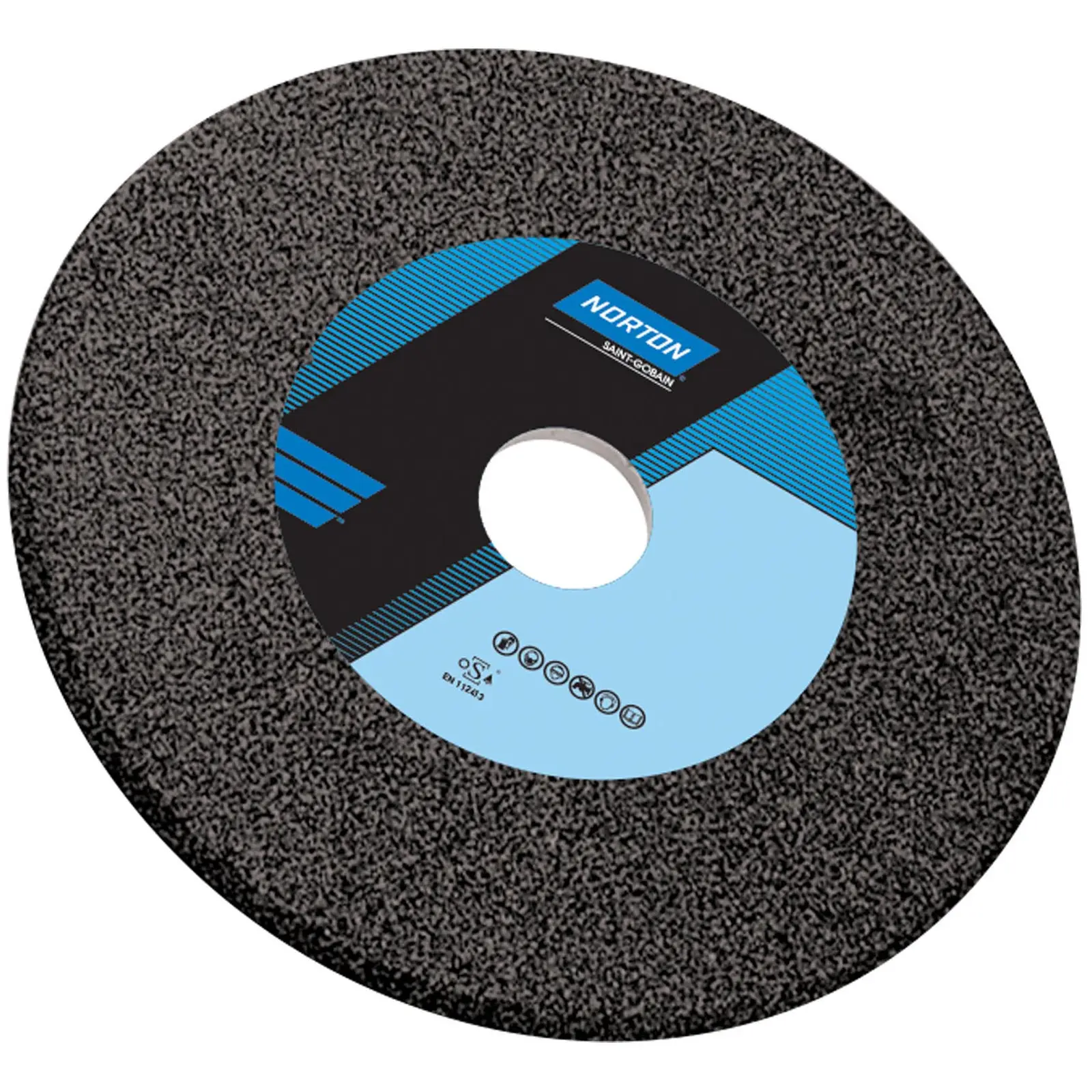 Grinding Wheel - Ø 200 mm - 46 grit - hardness grade K - silicon carbide (black) - 5 pieces