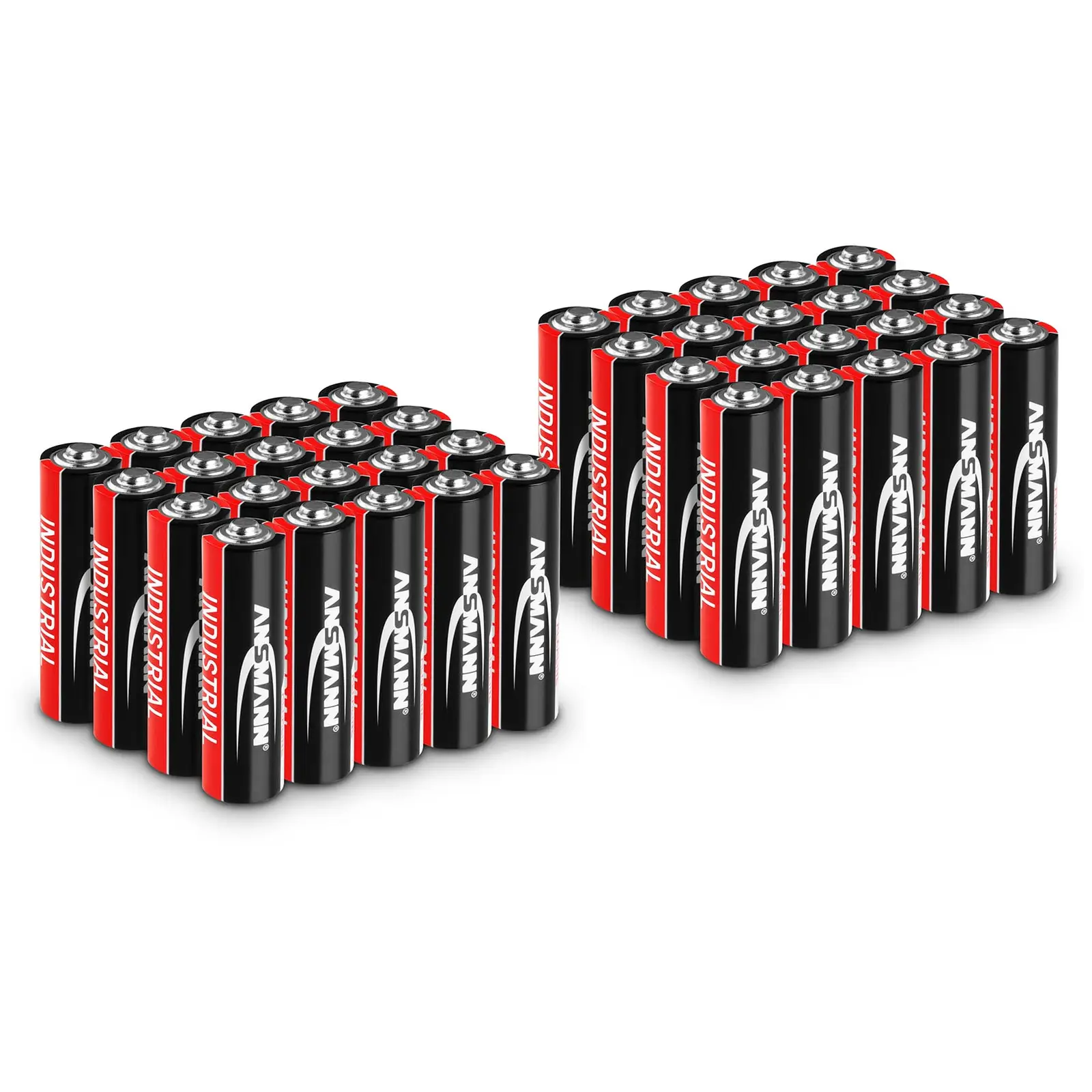 40 x Mignon AA LR6 Batteries - Ansmann INDUSTRIAL Alkaline Batteries - 1.5 V